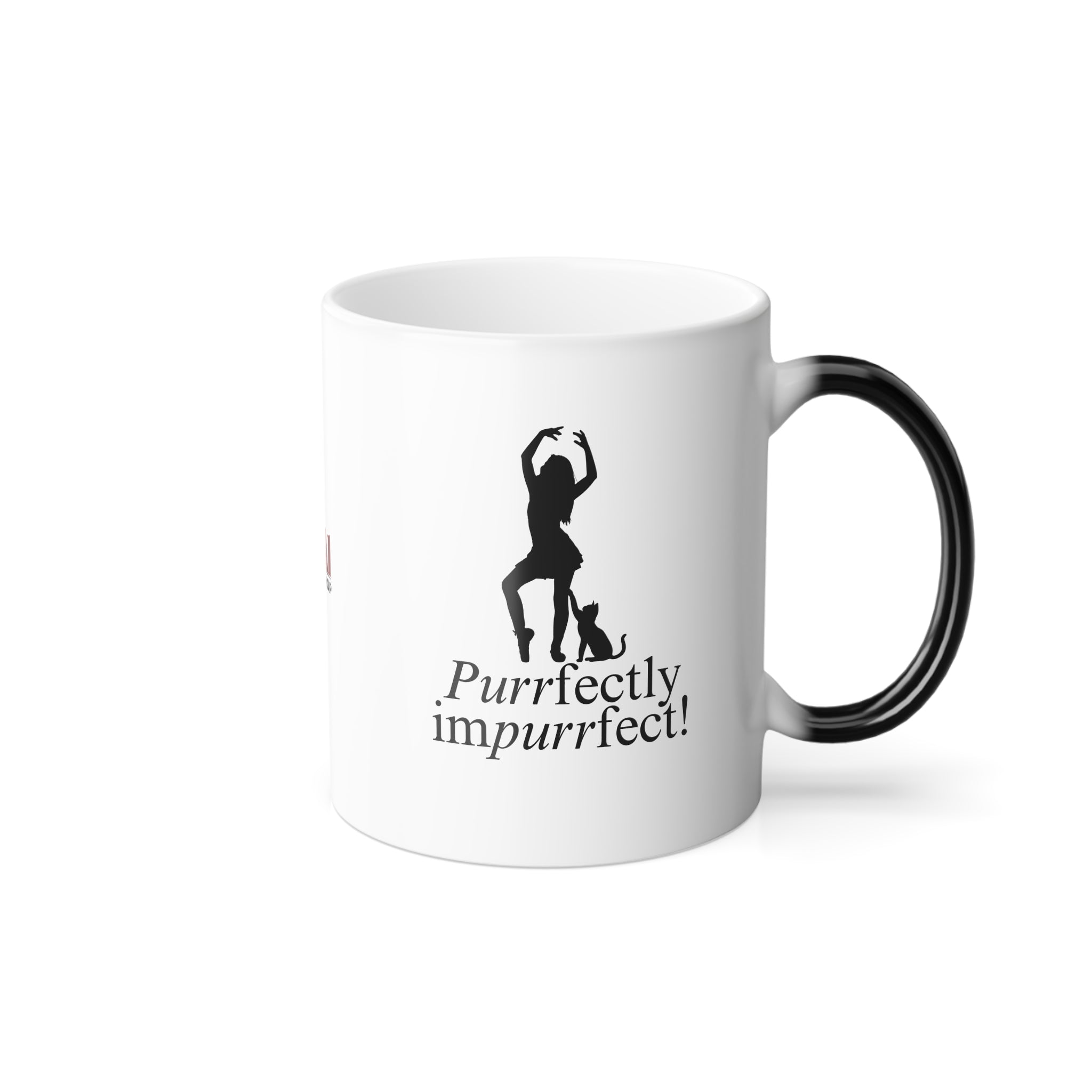 Photo depicting the ​Purrfectly Impurrfect Color Morphing Mug, 11oz from EpiAl's Shop.