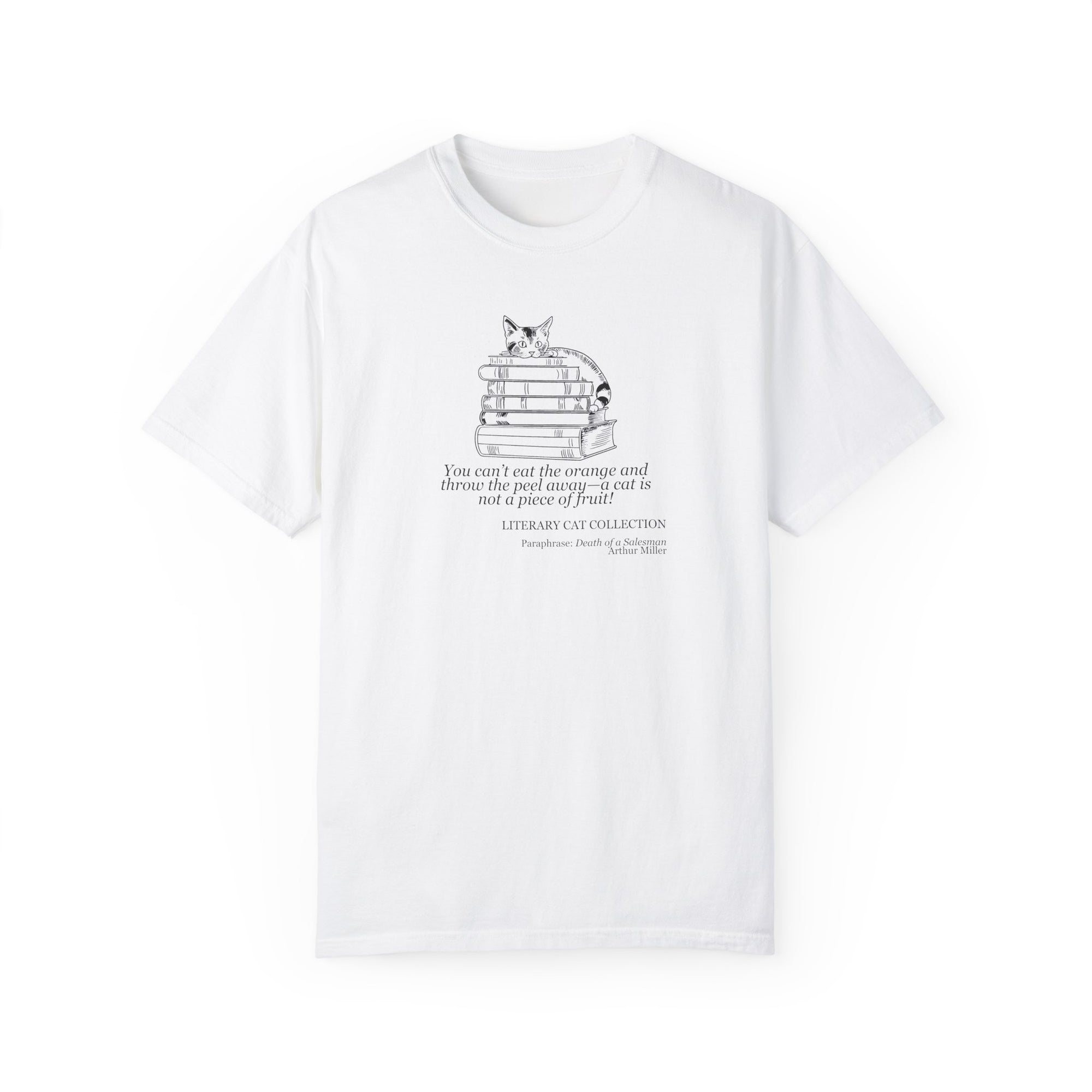 Literary Cat Unisex T-Shirt - Death of a Salesman