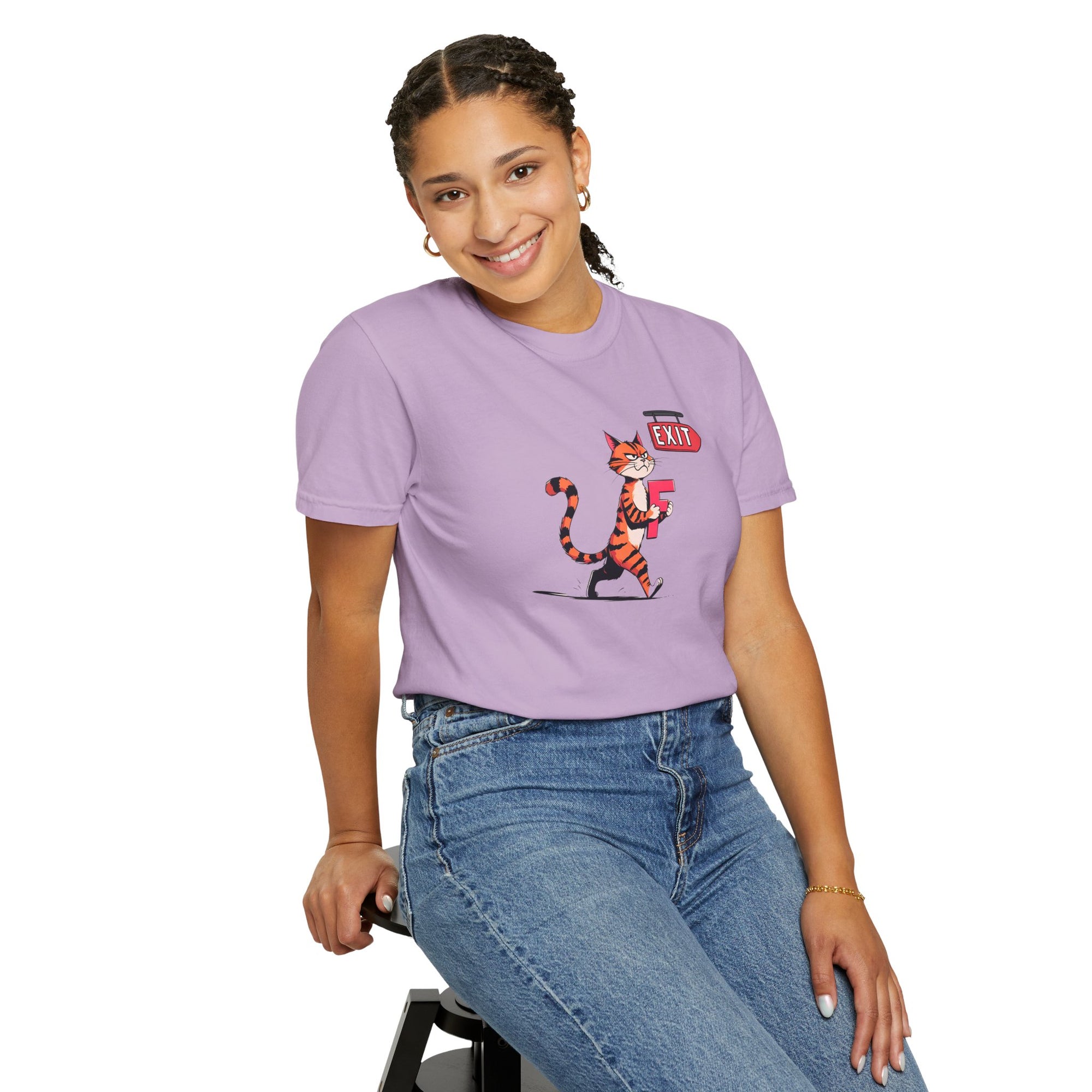 Getting the F Outta Here Unisex Garment-Dyed T-shirt