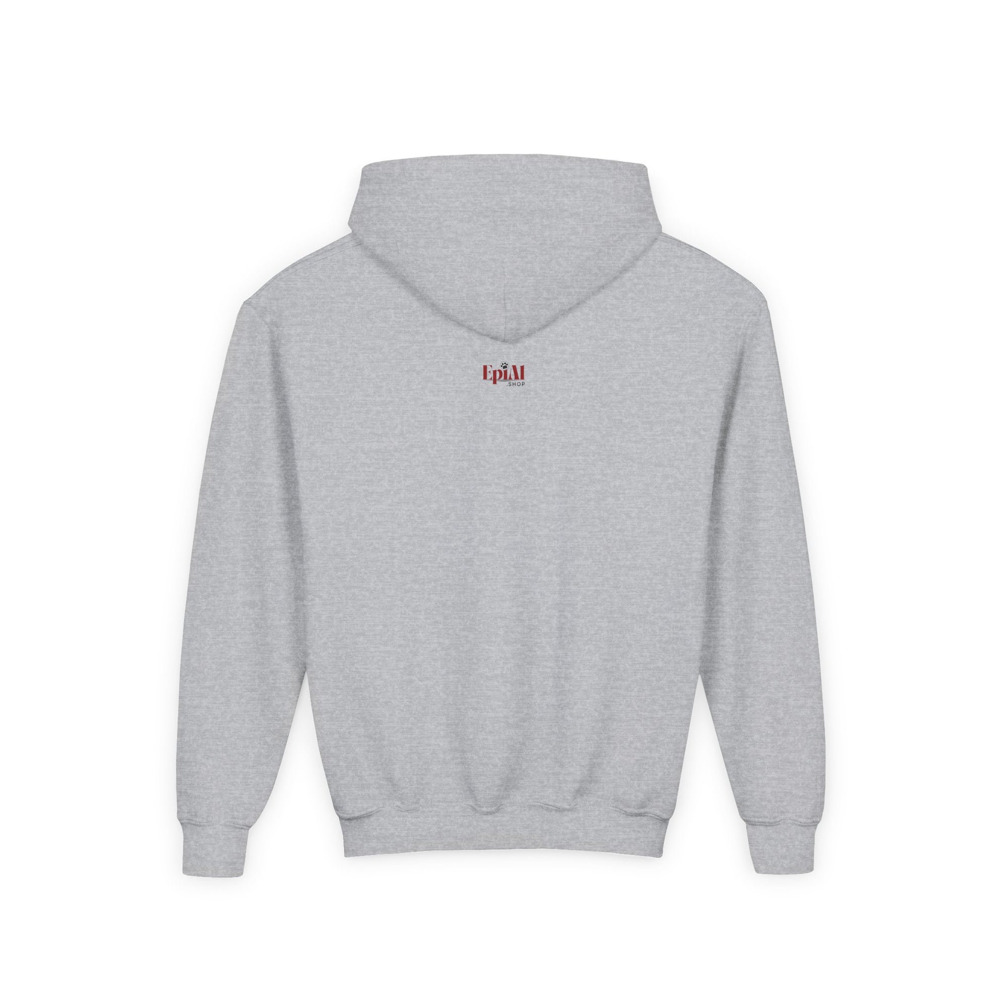 Youth Halloween Hoodie, Ghost and Cat Design