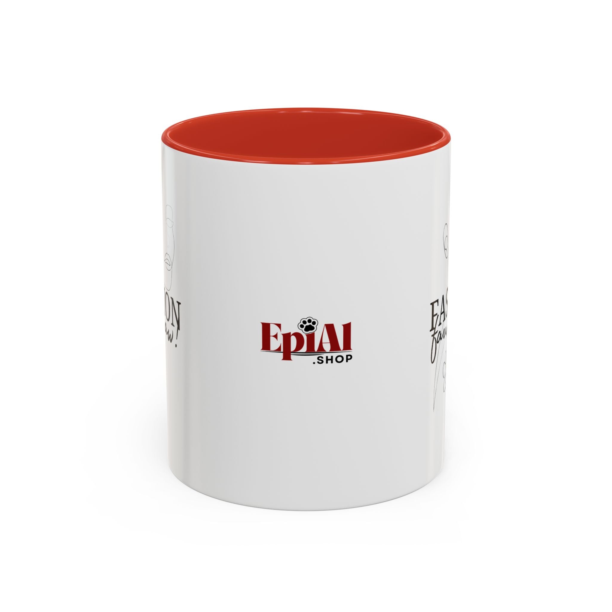 Photo depicting the ​Fashion Faux Paw Accent Coffee Mug (11, 15oz) from EpiAl's Shop.