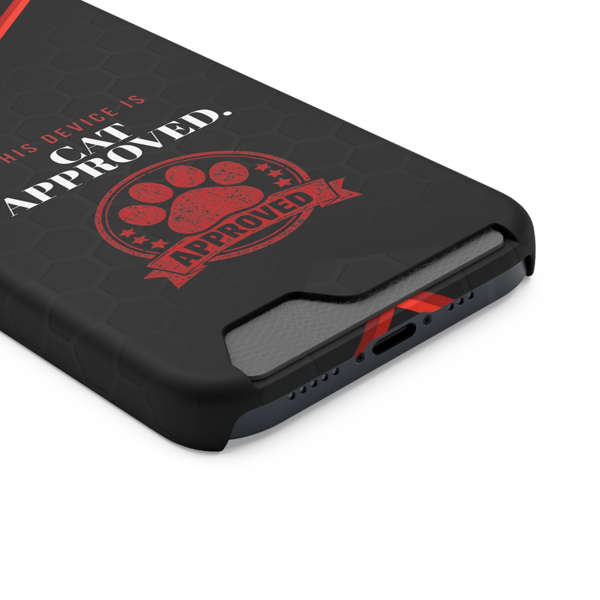 Cat Approved iPhone Case — Official Stamp Edition