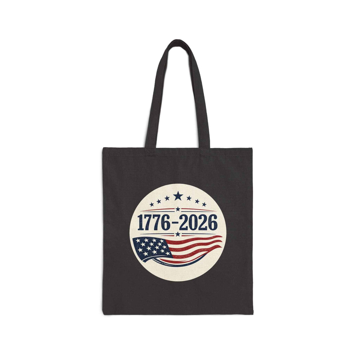 1776–2026 Patriotic Canvas Tote Bag | Vintage Americana USA Carryall - Bags, Carryall - EpiAl's Shop