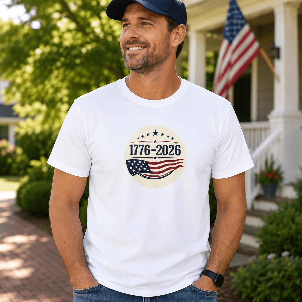 1776–2026 Patriotic T-Shirt | Vintage Americana USA Anniversary Tee - Clothing, Unisex, T-Shirts - EpiAl's Shop
