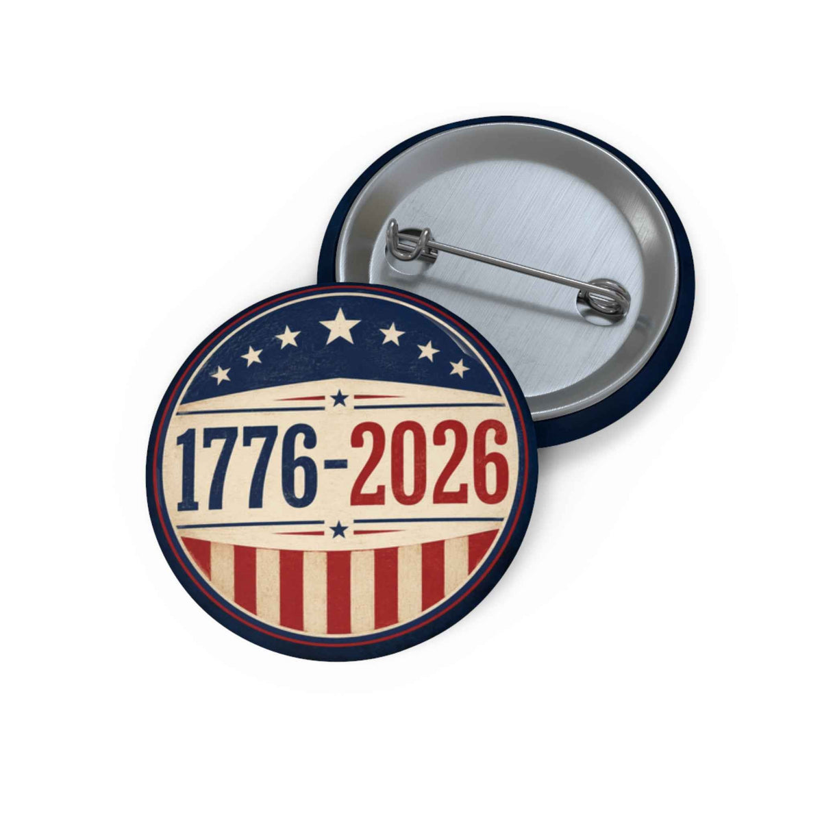 1776–2026 USA Patriotic Anniversary Pinback Button - Buttons, Pinback - EpiAl's Shop