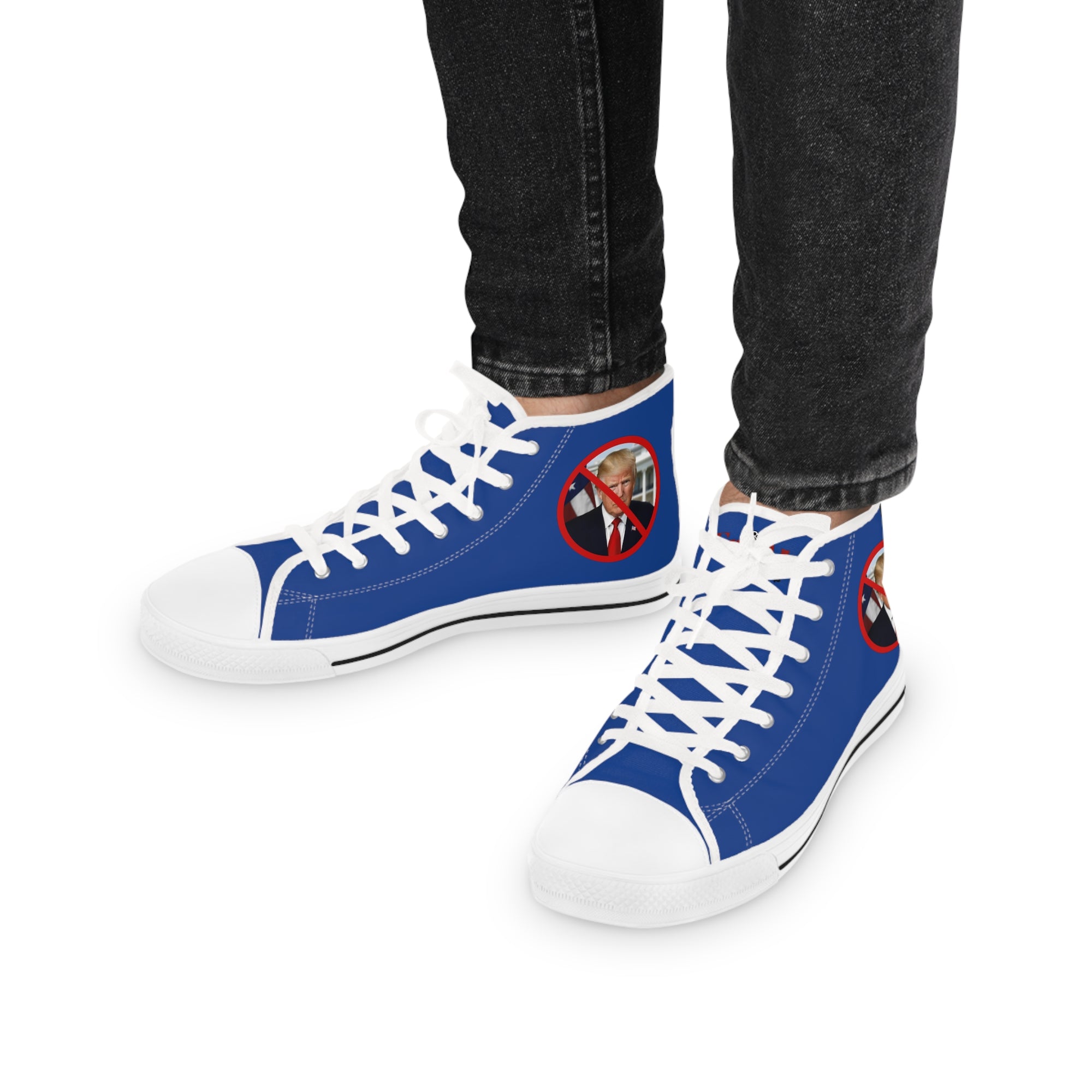 Say No to Trump Men’s High Top Sneakers