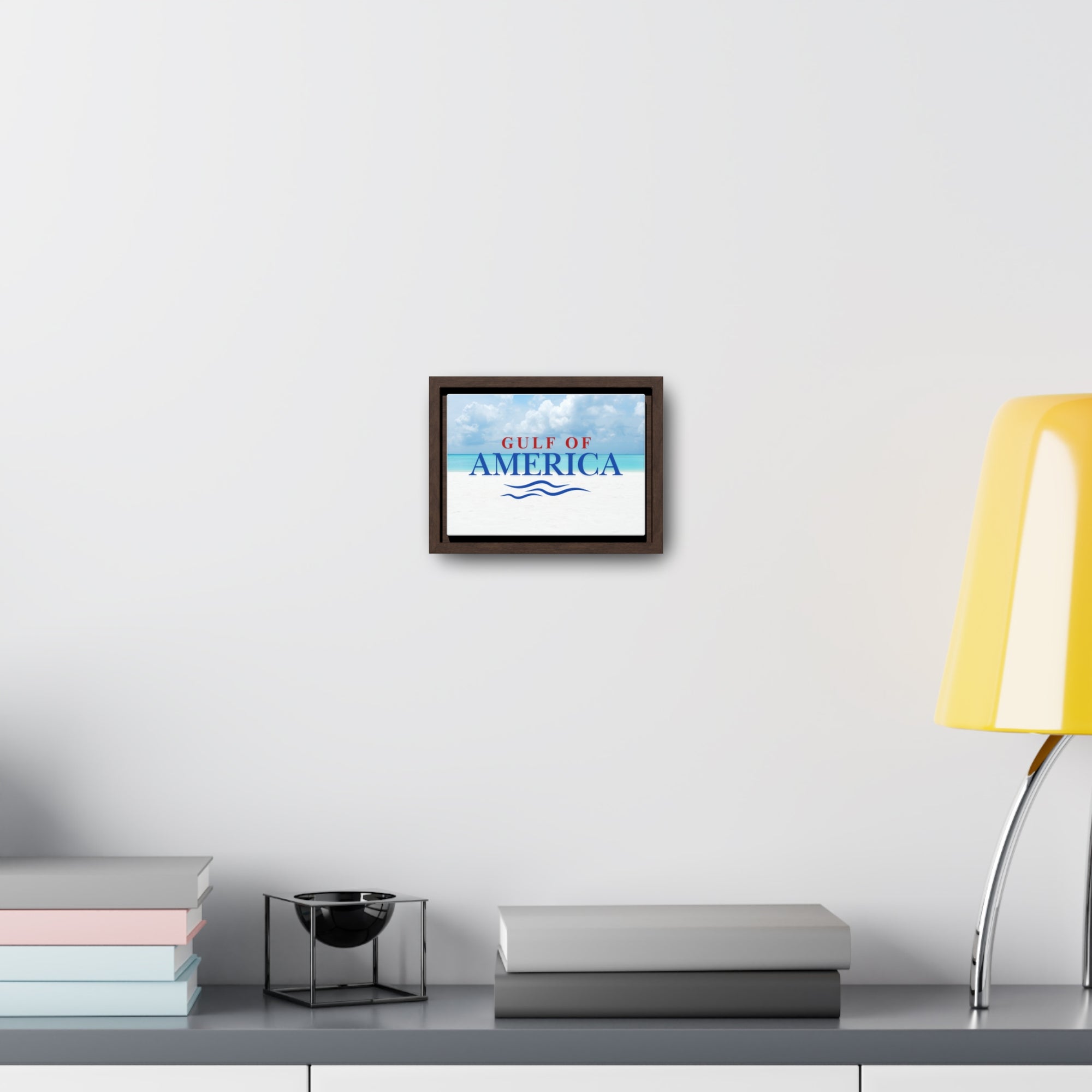American Gulf Canvas Wrap - Coastal Wall Art for Beach Lovers