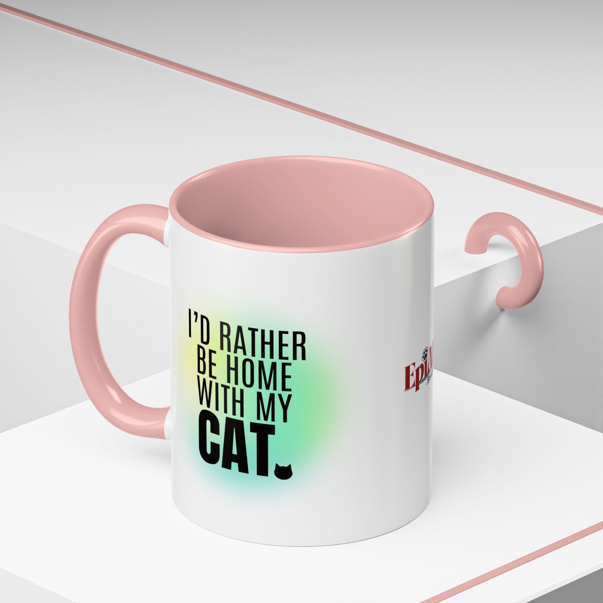 Photo depicting the ​Rather Be Home Accent Coffee Mug (11, 15oz) from EpiAl's Shop.