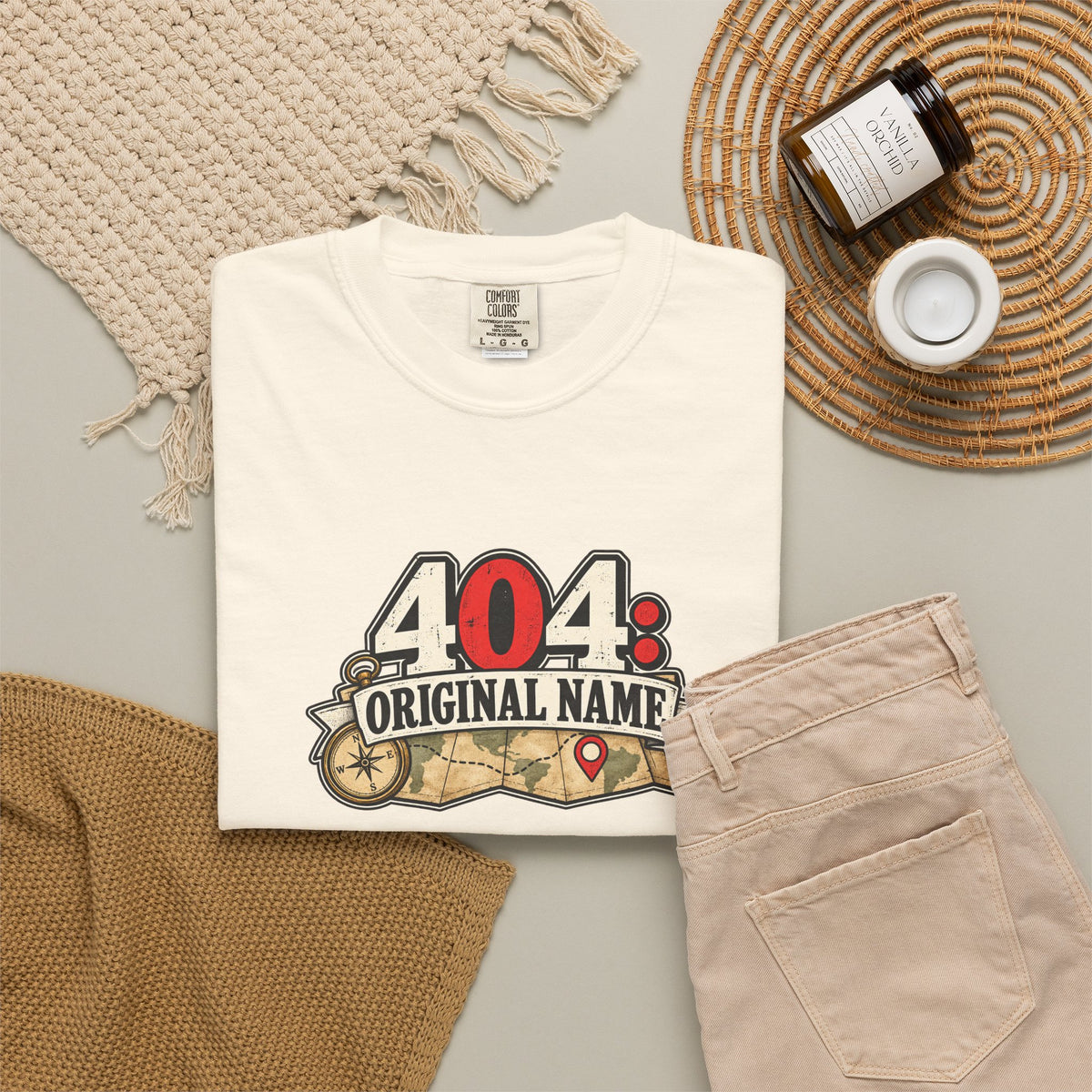 404: Original Name T-Shirt | Funny Geography Renaming Shirt