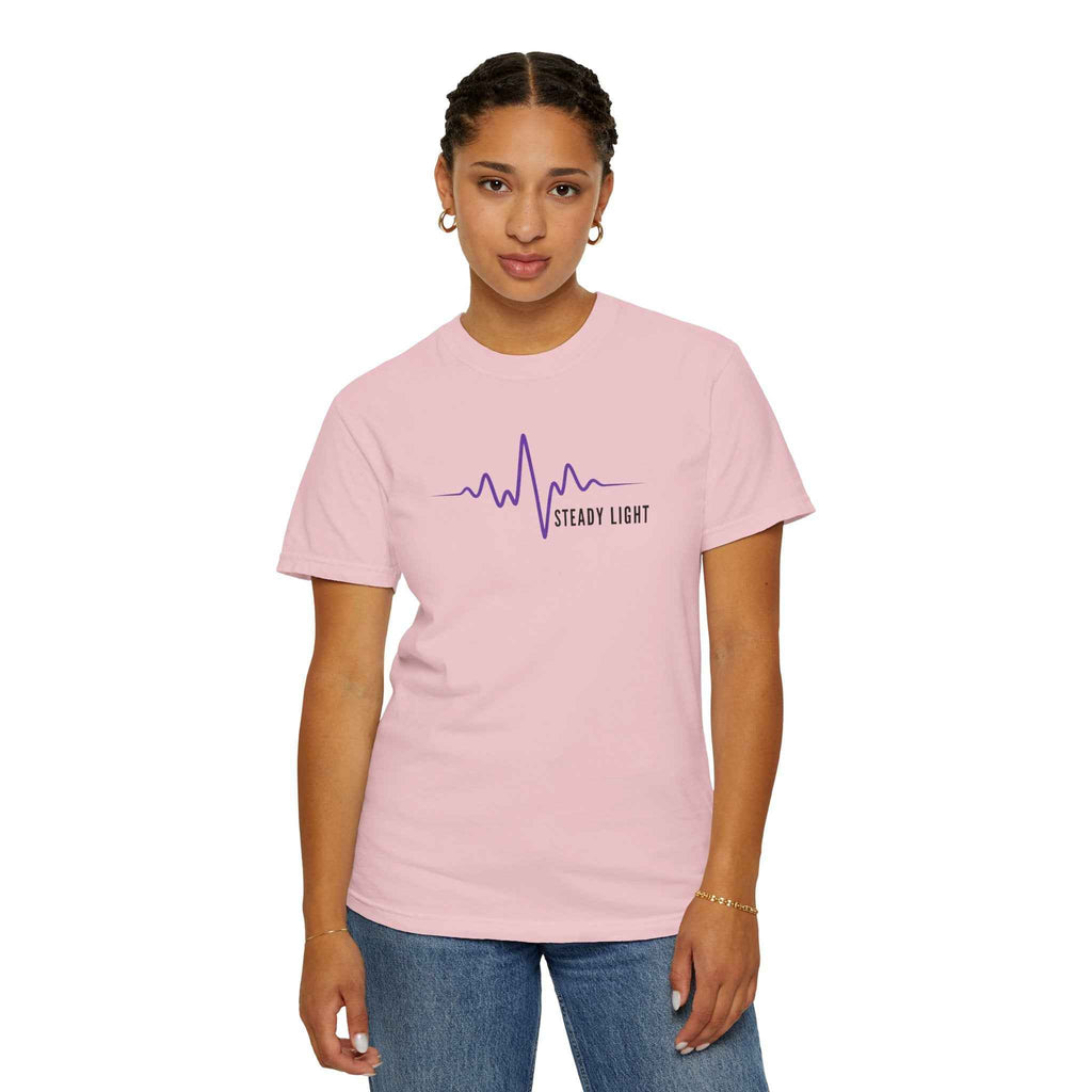 Steady Light EEG Wave T-Shirt – Minimal Epilepsy Awareness Graphic Tee
