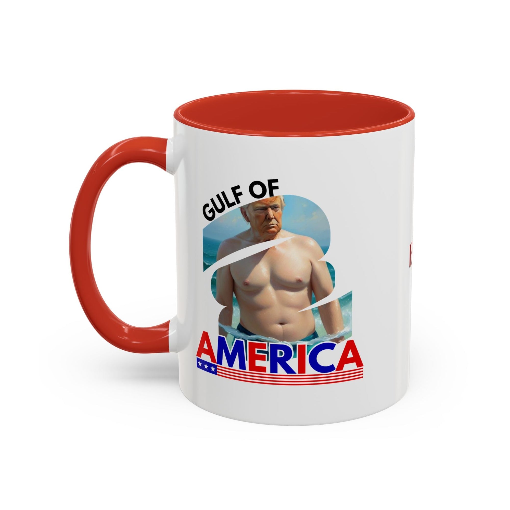 Trump's Gulf of America Accent Coffee Mug Printify