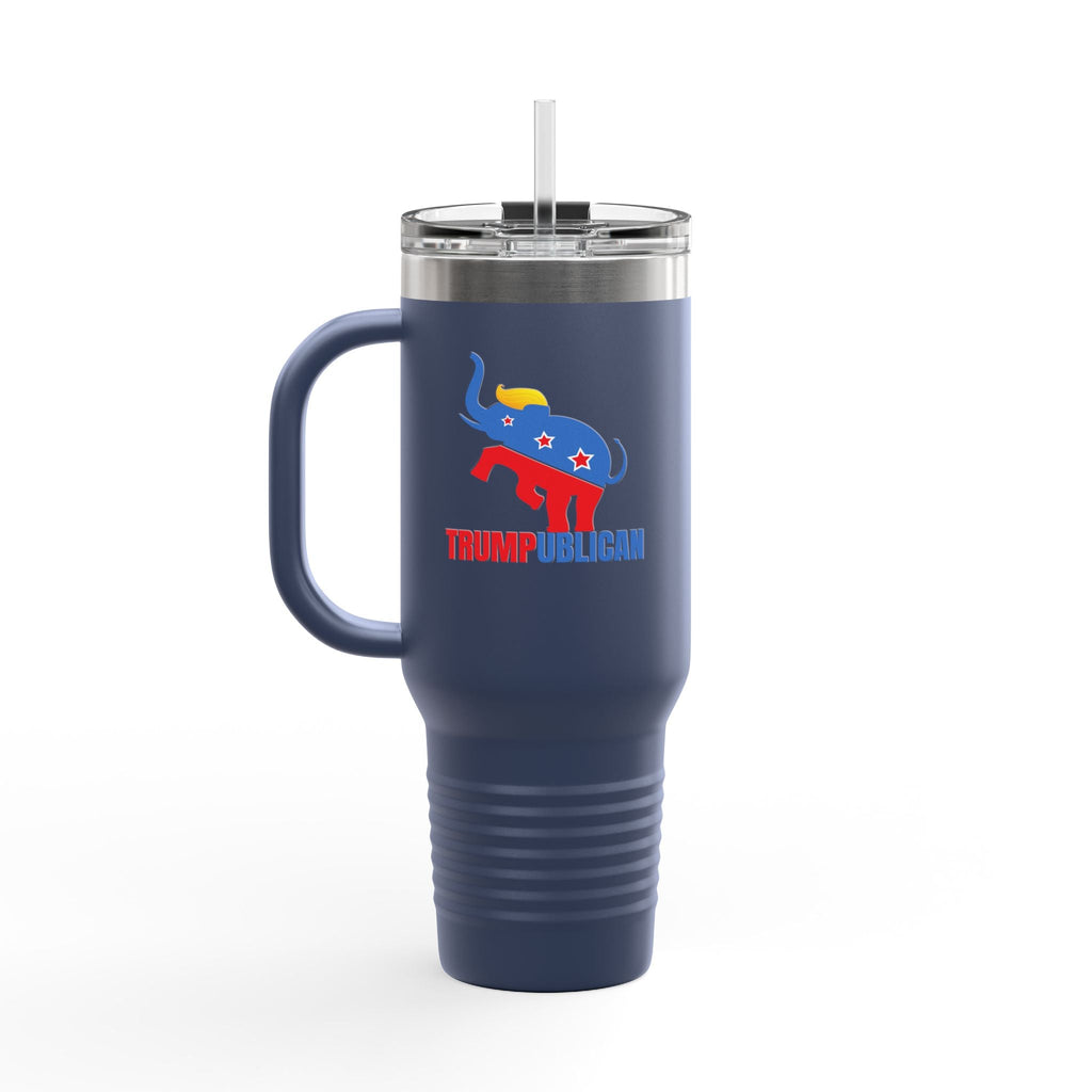 Trumpublican Patriotic Insulated Travel Mug - 40oz Printify