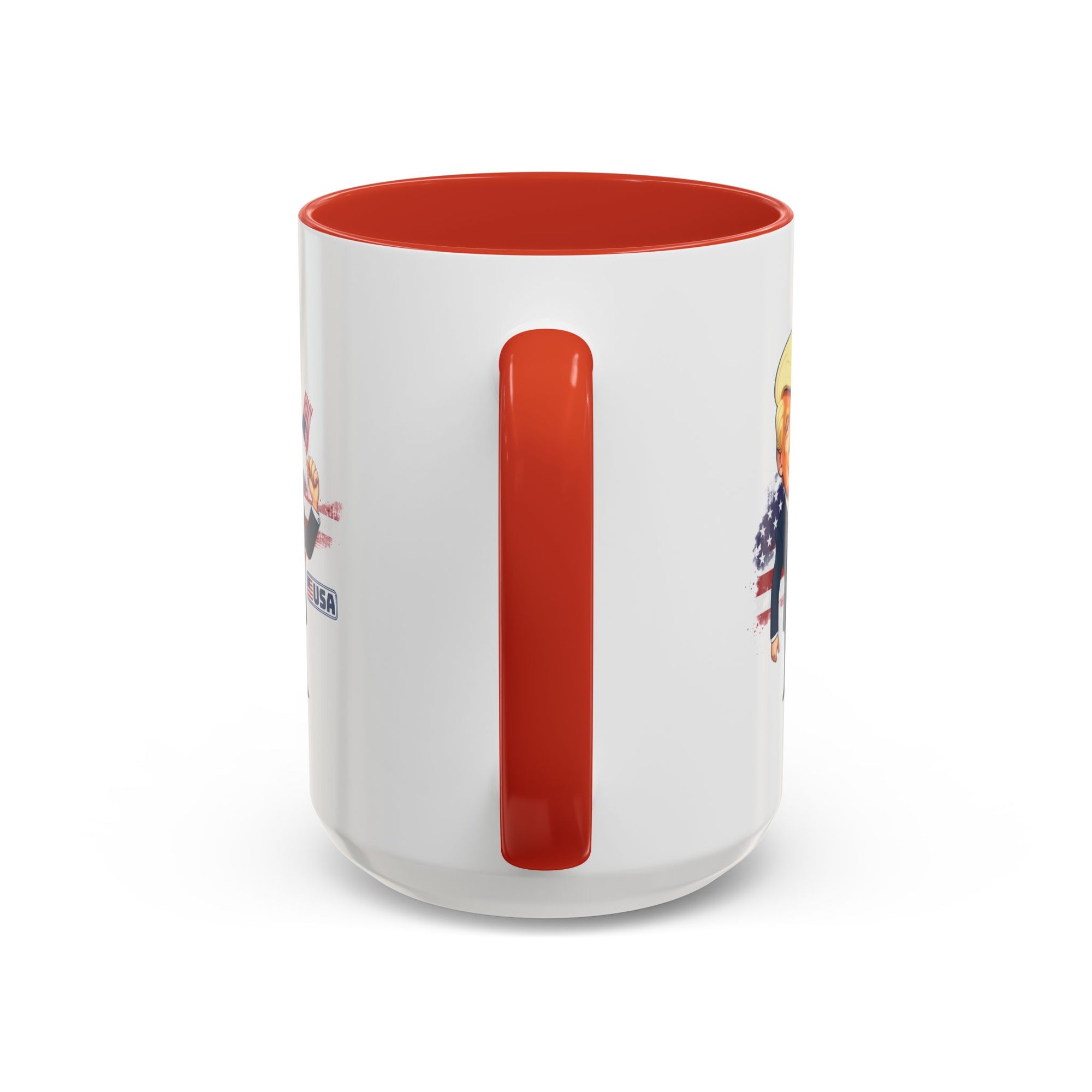 Flag Waving Trump USA Coffee Mug