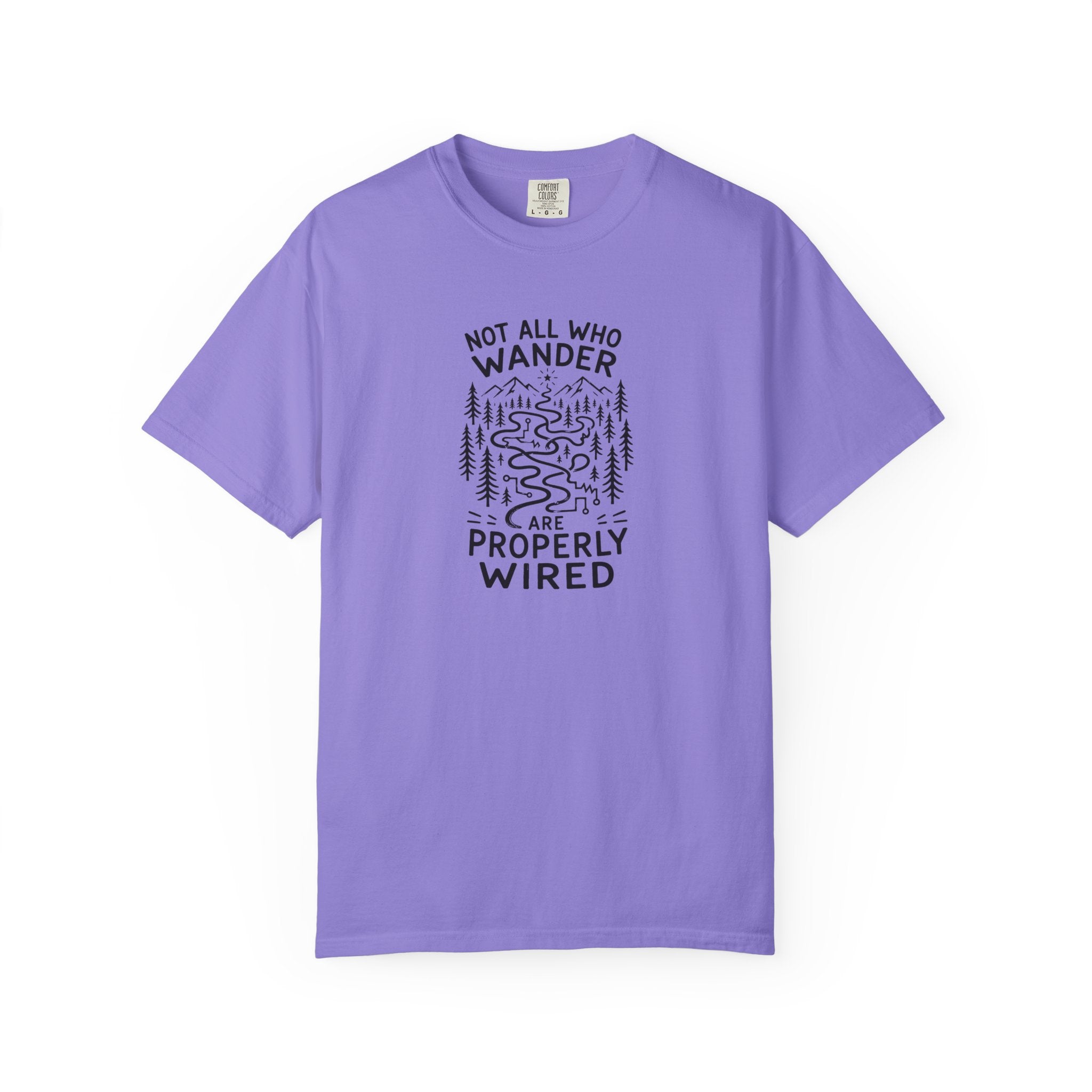 Not All Who Wander Are Properly Wired Epilepsy Awareness T-Shirt