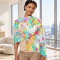 Hide & Squatch | Colorful Tie-Dye Hidden Bigfoot Scarf