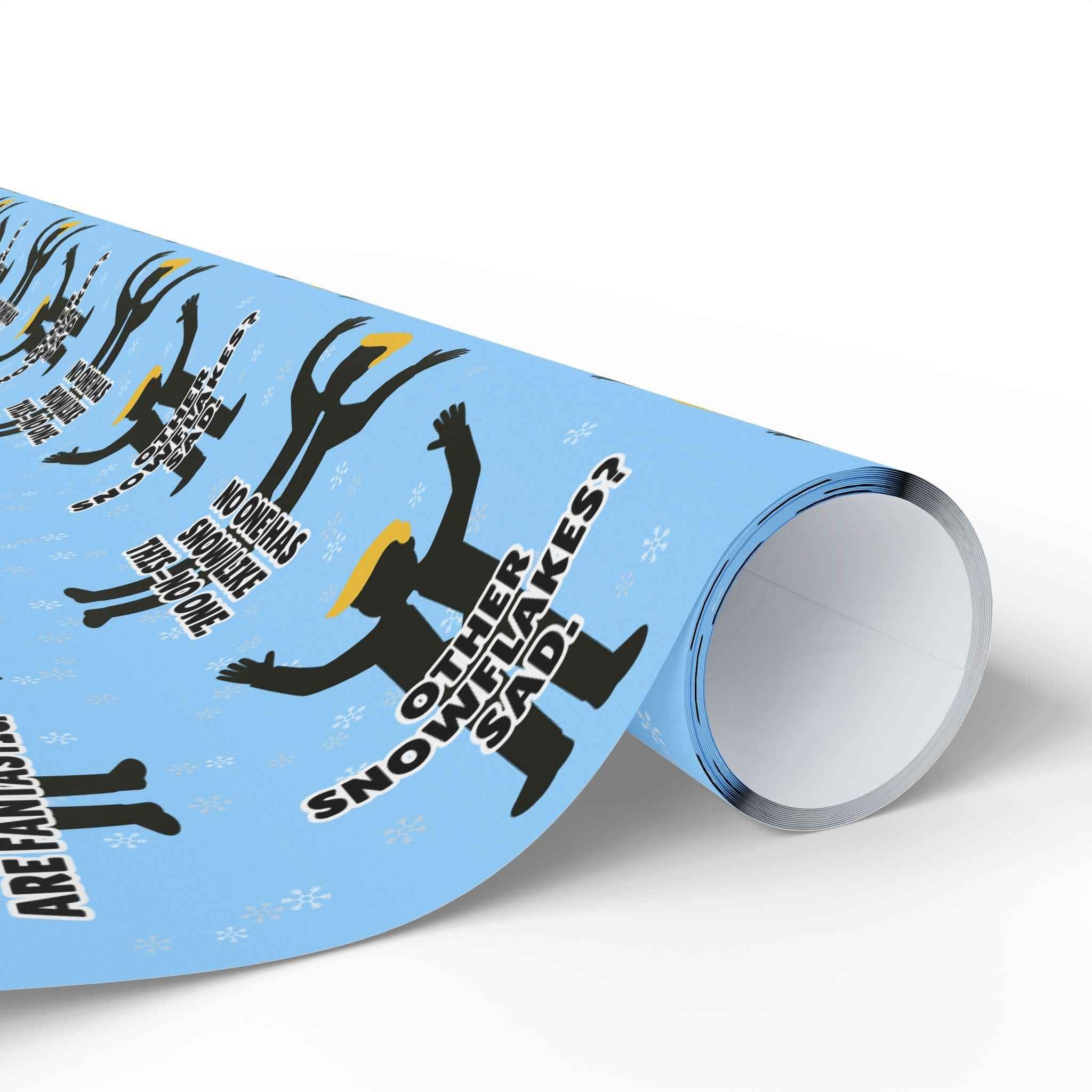 “World-Class Snowflakes” Political Parody Gift Wrap