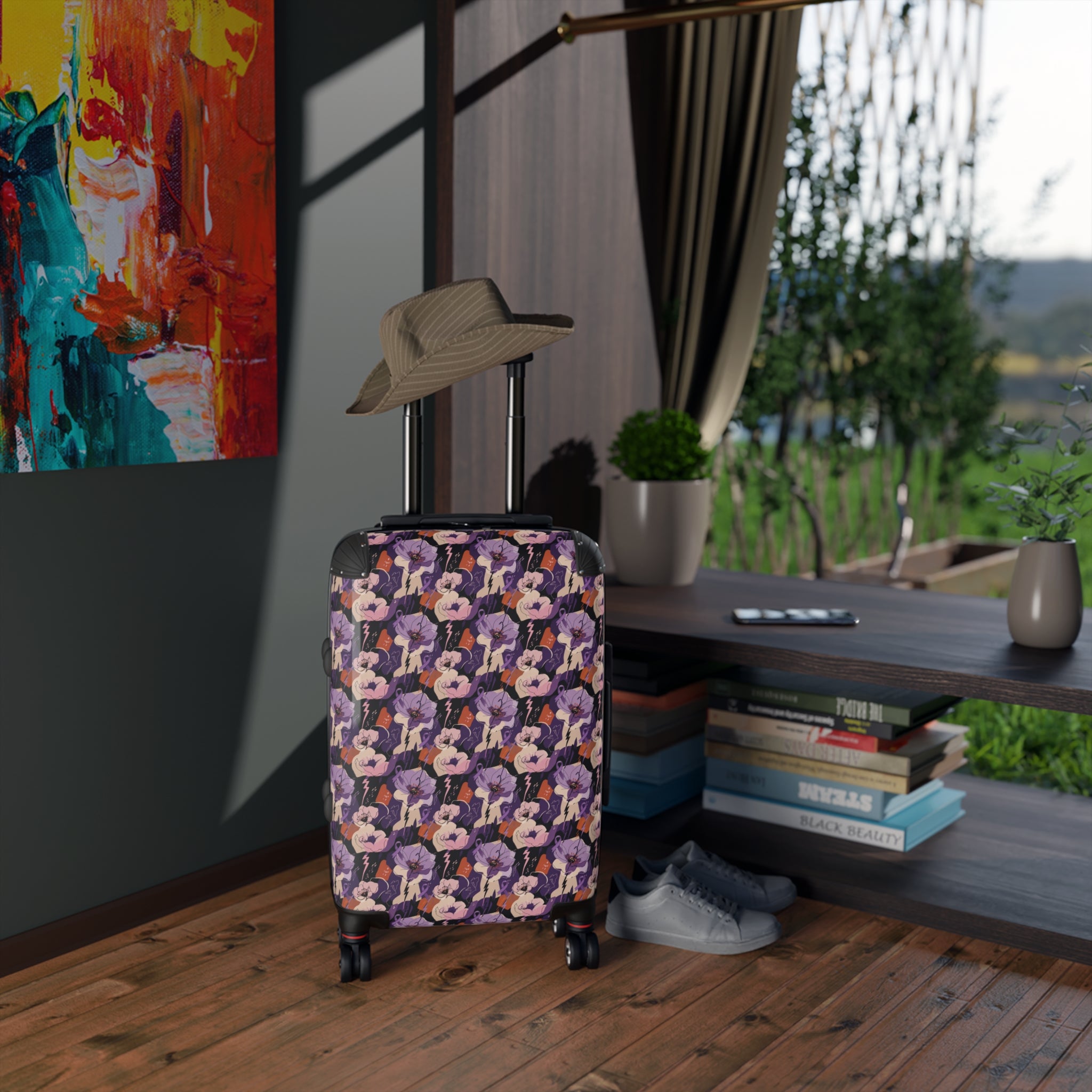 Electric Bloom Epilepsy Awareness Hard-Shell Suitcase