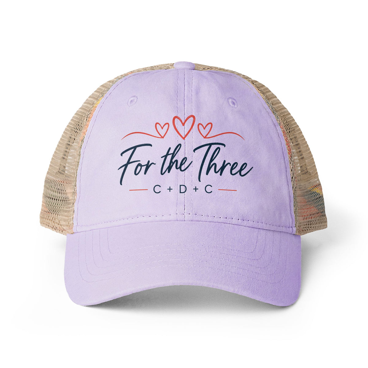For the Three Women’s Washed Mesh Back Cap | C + D + C Memorial Hat