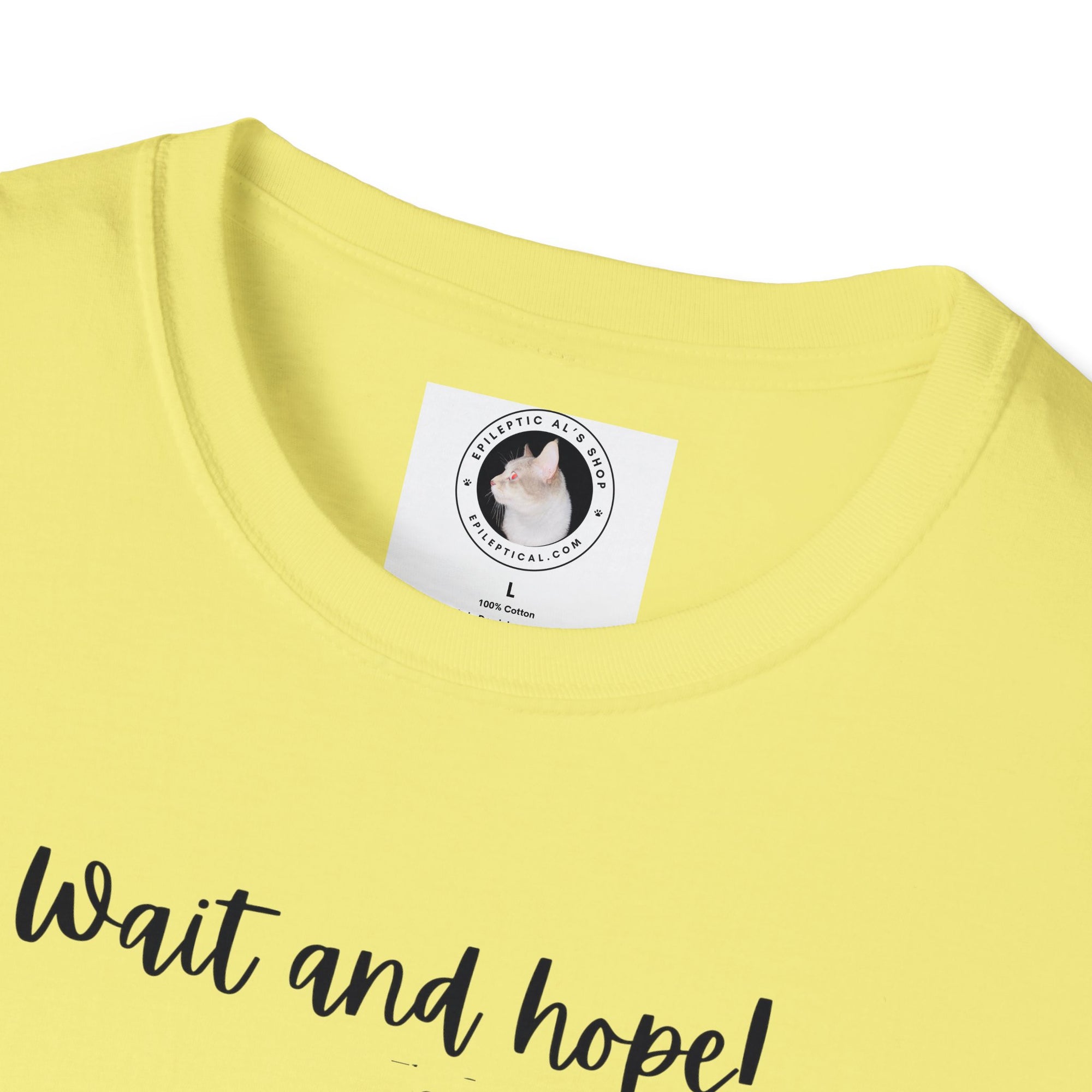 Wait and Hope Unisex Softstyle T - Shirt - T - Shirt - Epileptic Al’s Shop