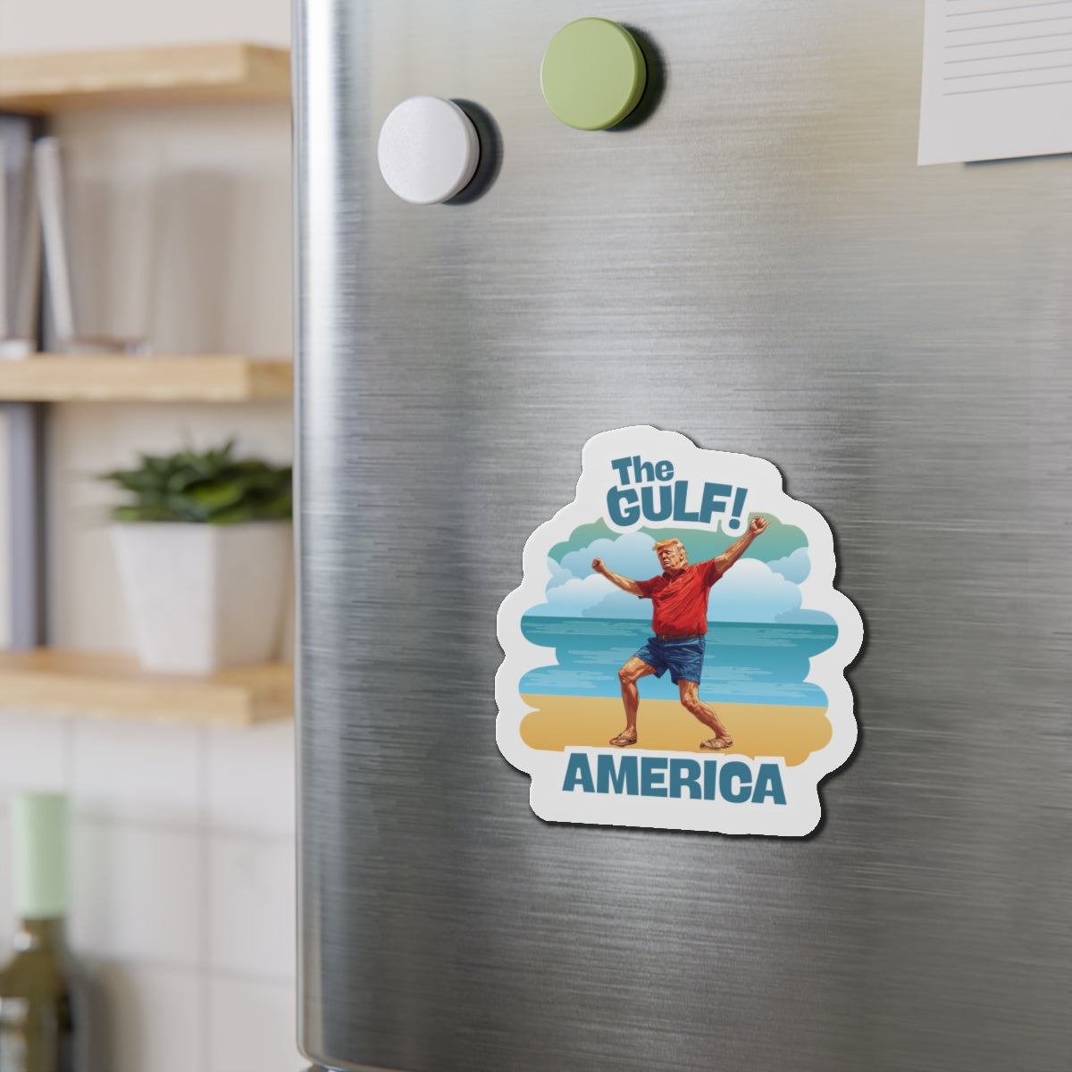 Gulf Coast Die-Cut Magnet, Fun Home Decor