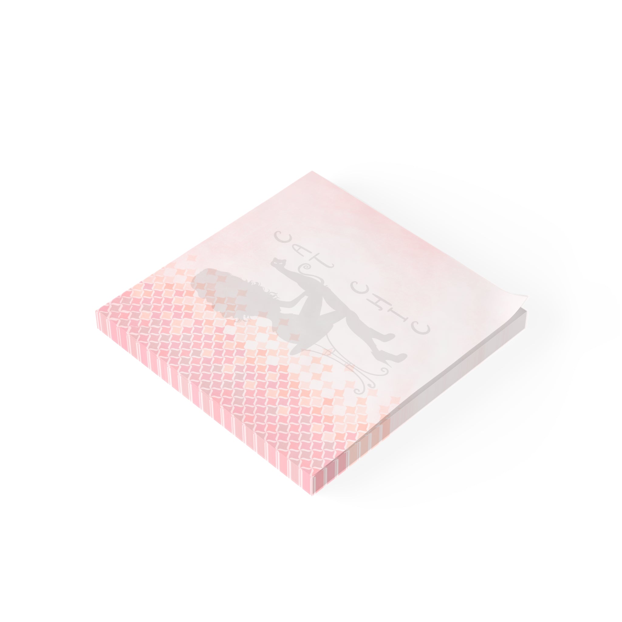 Photo depicting the ​Cat Chic Post-it® Note Pads from EpiAl's Shop.