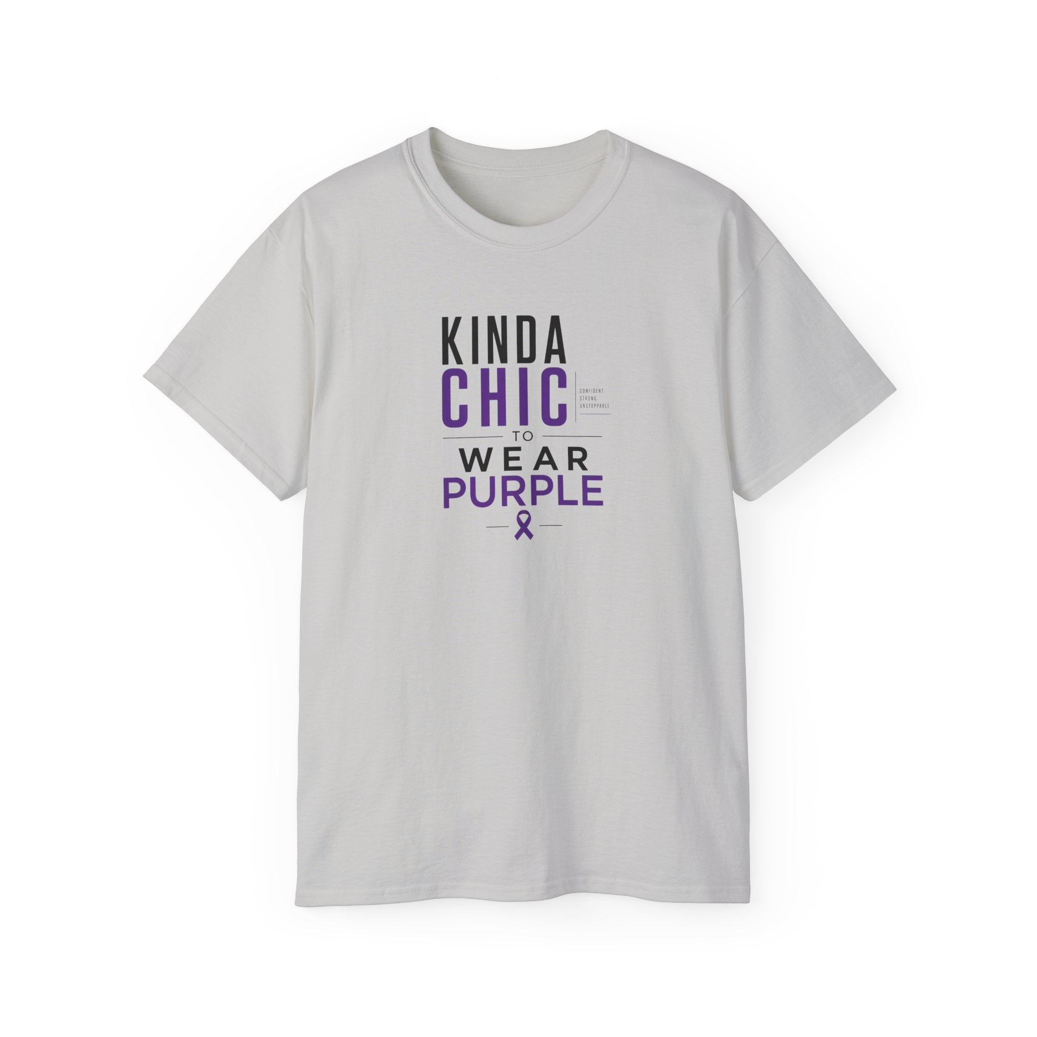 Kinda Chic to Wear Purple Epilepsy Awareness T-Shirt