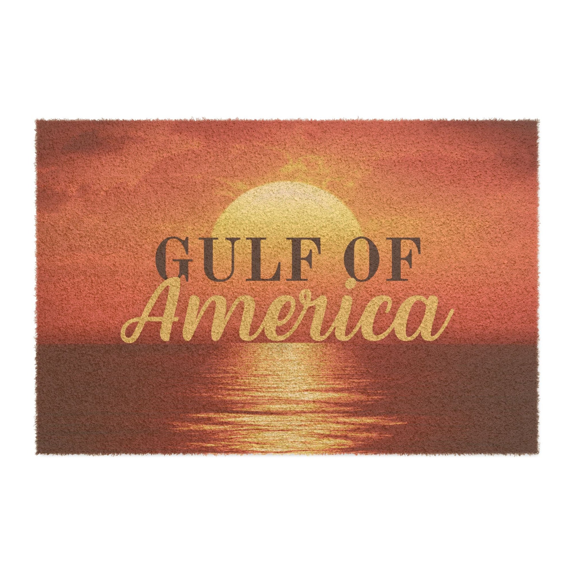 Gulf of America Sunrise Doormat Printify