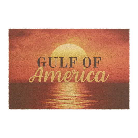 Gulf of America Sunrise Doormat Printify