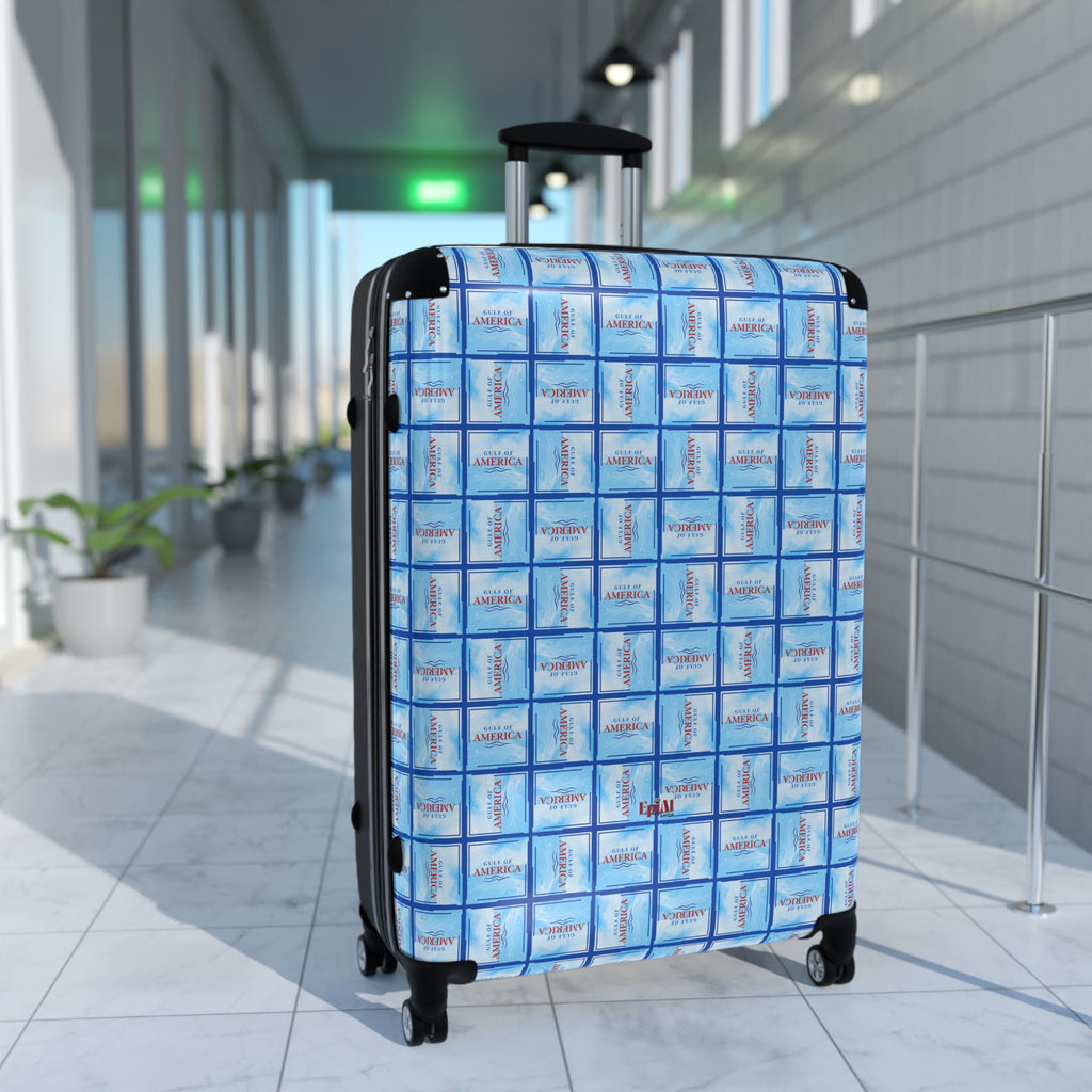 American Gulf Patterned Suitcase