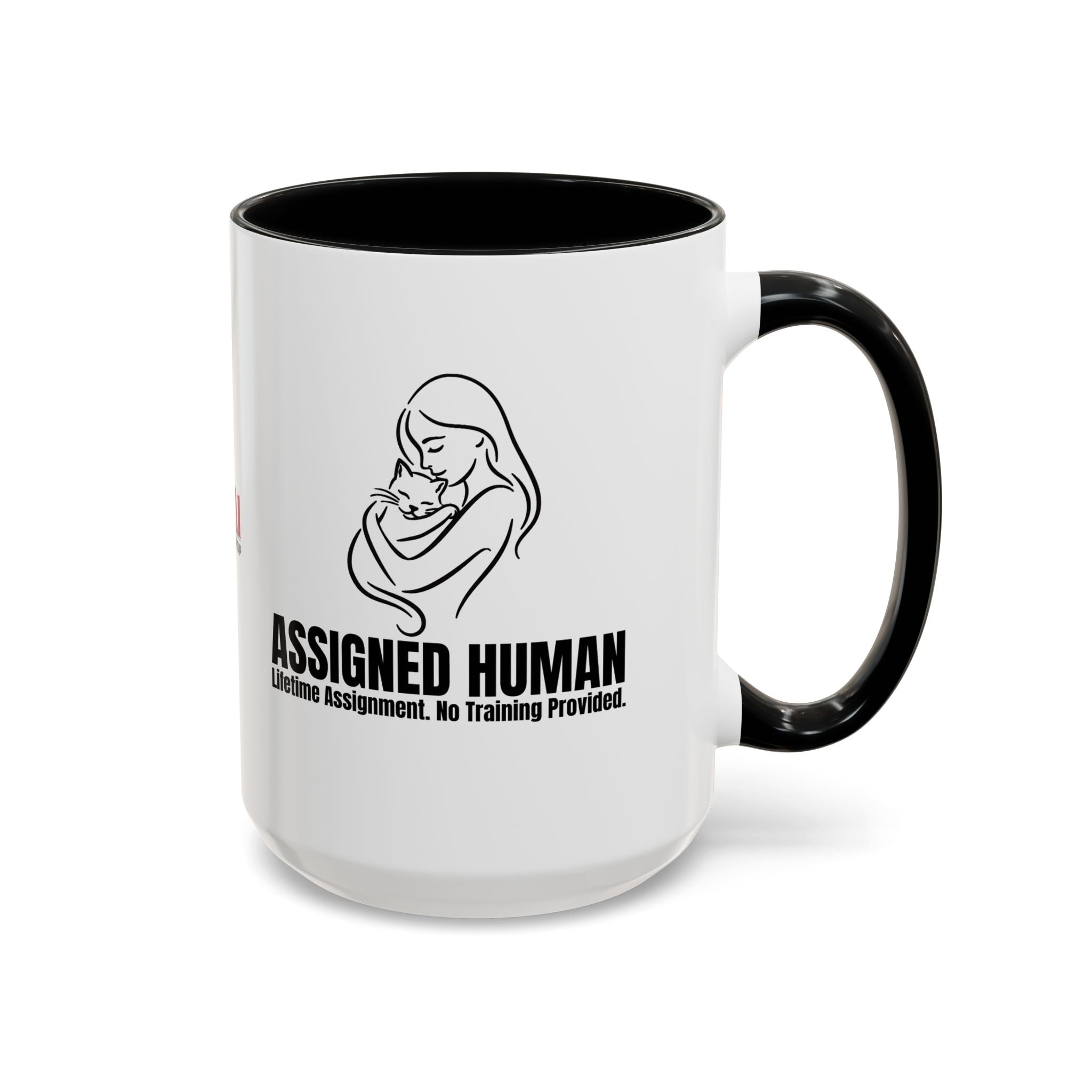 Assigned Human Mug – Lifetime Assignment Cat Coffee Cup