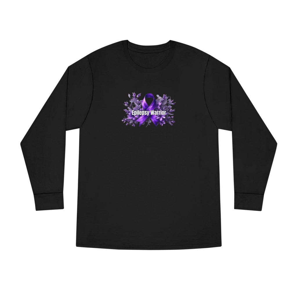 Epilepsy Warrior Long Sleeve Crewneck Tee