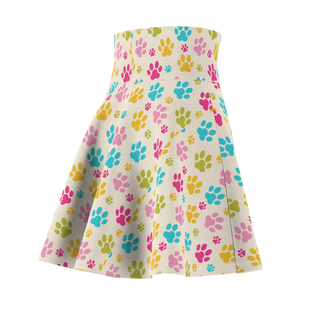 Rainbow Paws Women's Skater Skirt - All Over Prints - Epileptic Al’s Shop