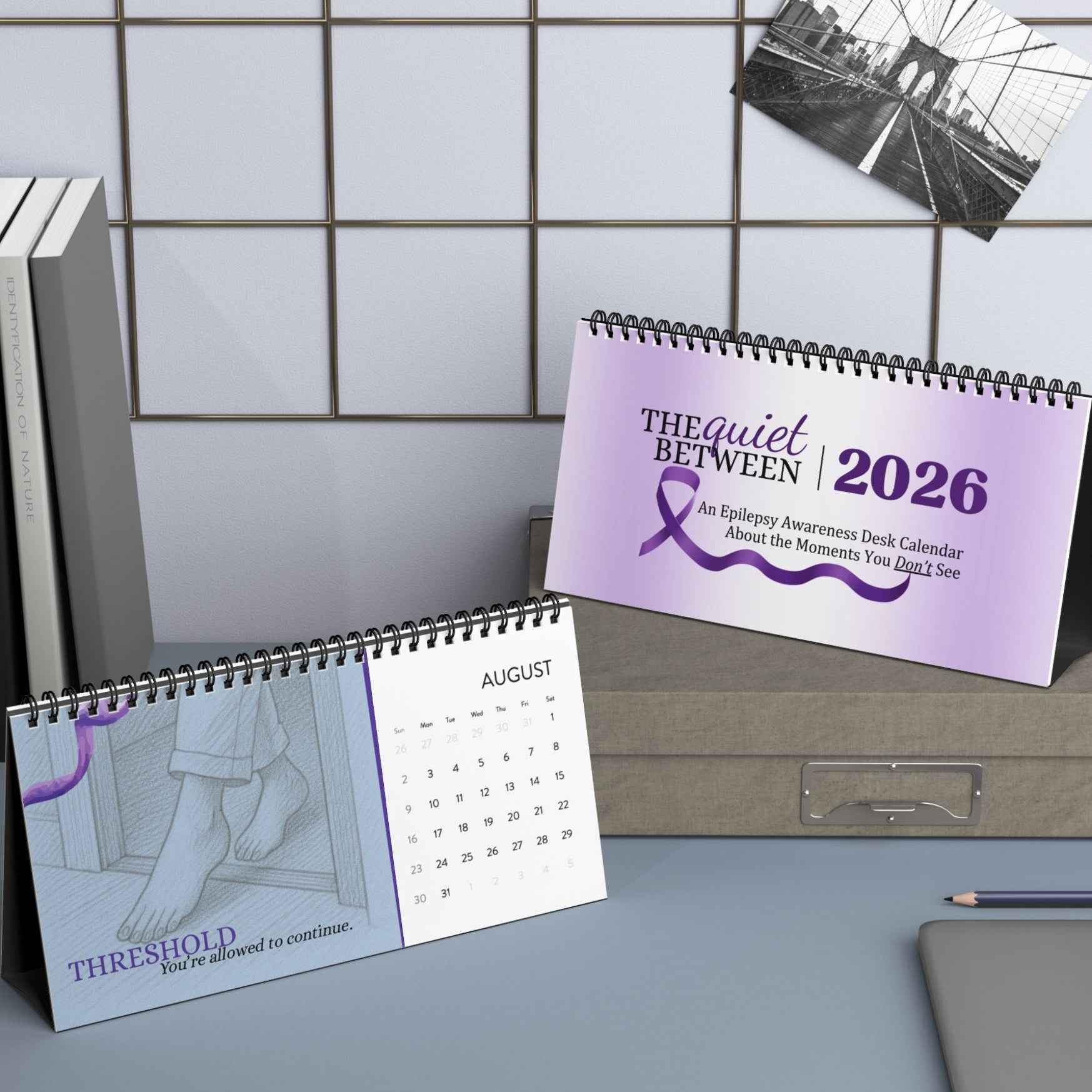 The Quiet Between Desk Calendar | A Year of Presence & Resilience