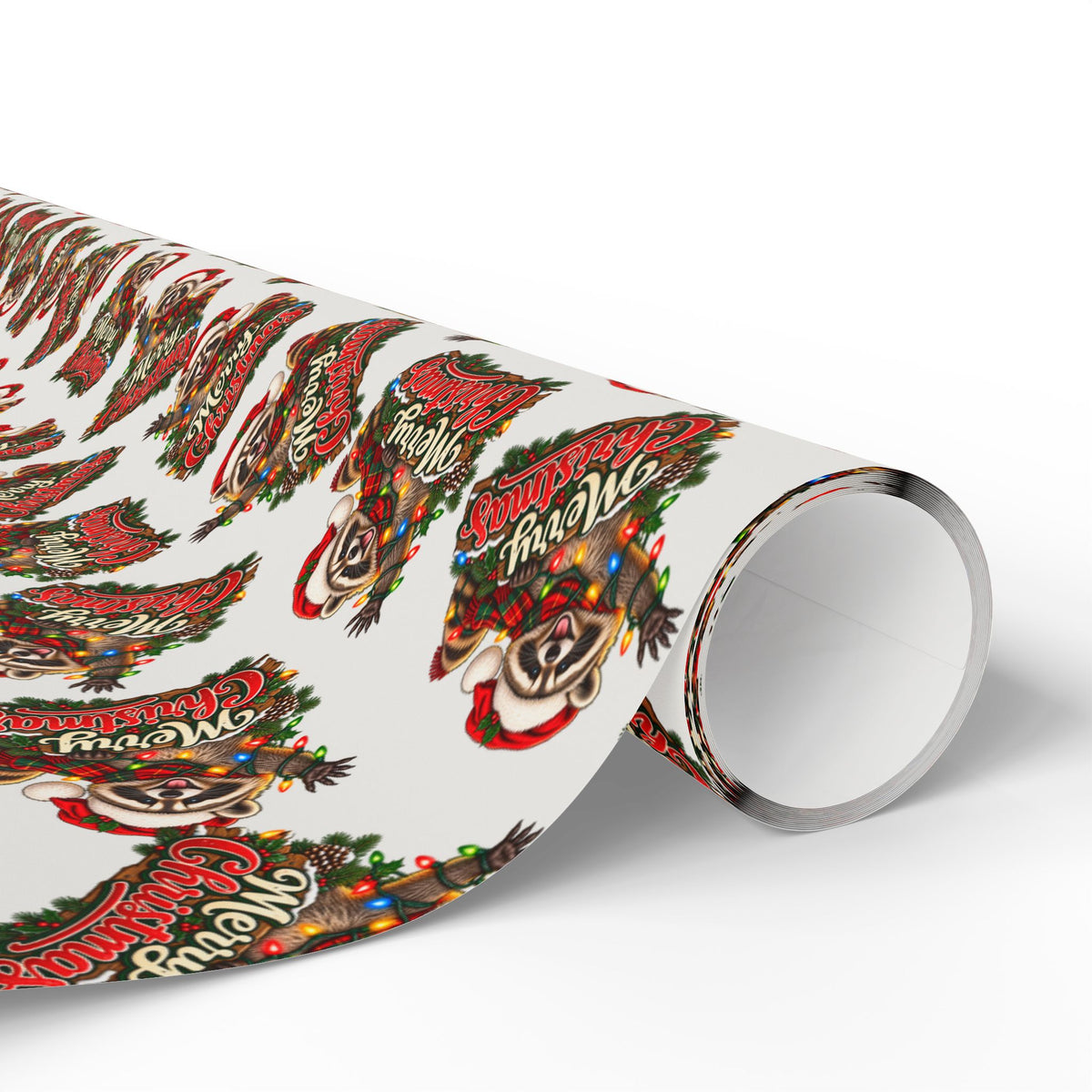 Jimothy the Raccoon Merry Christmas Wrapping Paper | Funny Holiday Gift Wrap