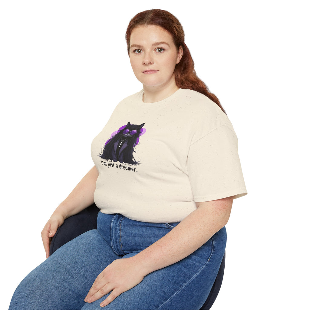 Just a Dreamer Ozzy Cat Graphic Tee