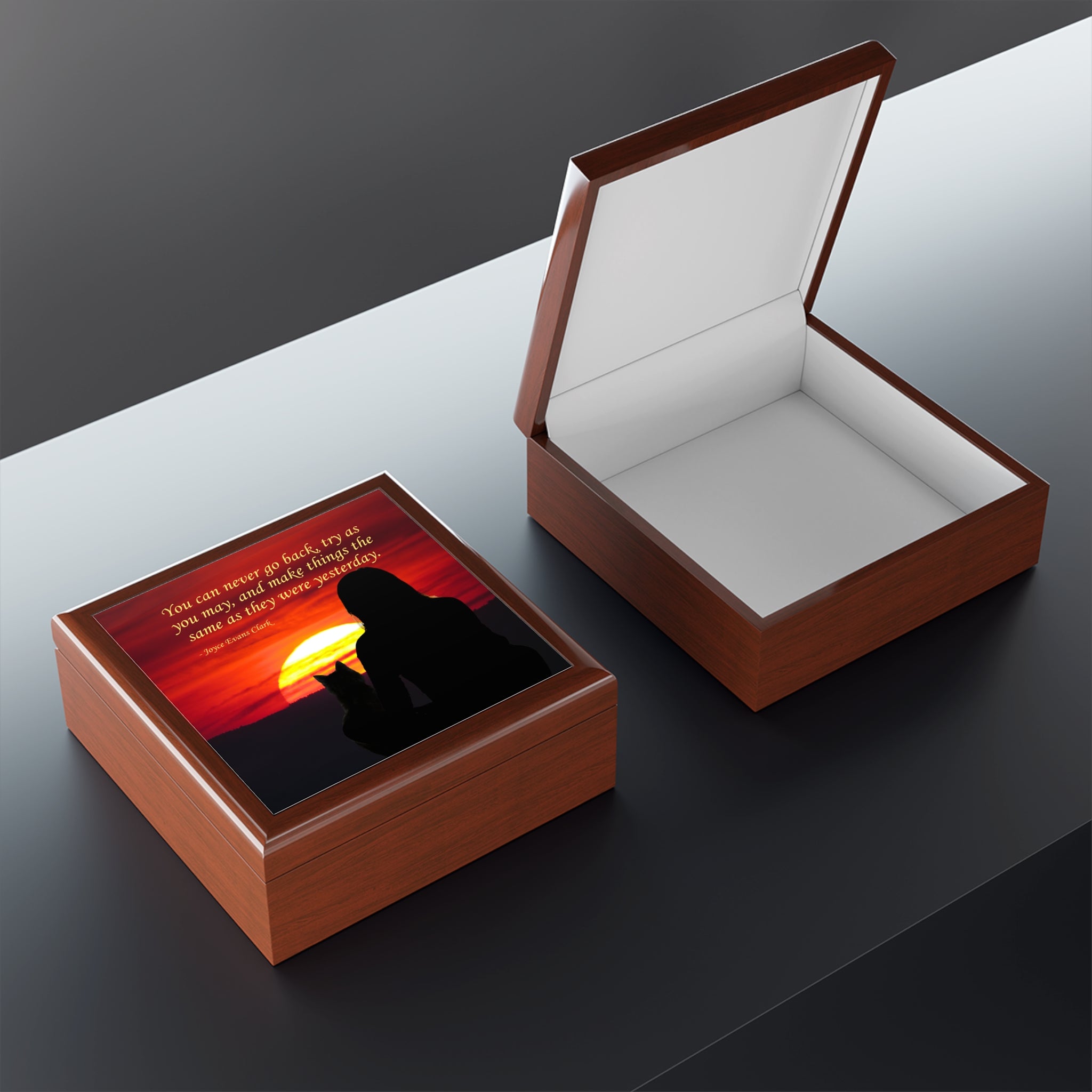 Photo depicting the ​Try As You May Jewelry Box from EpiAl's Shop.