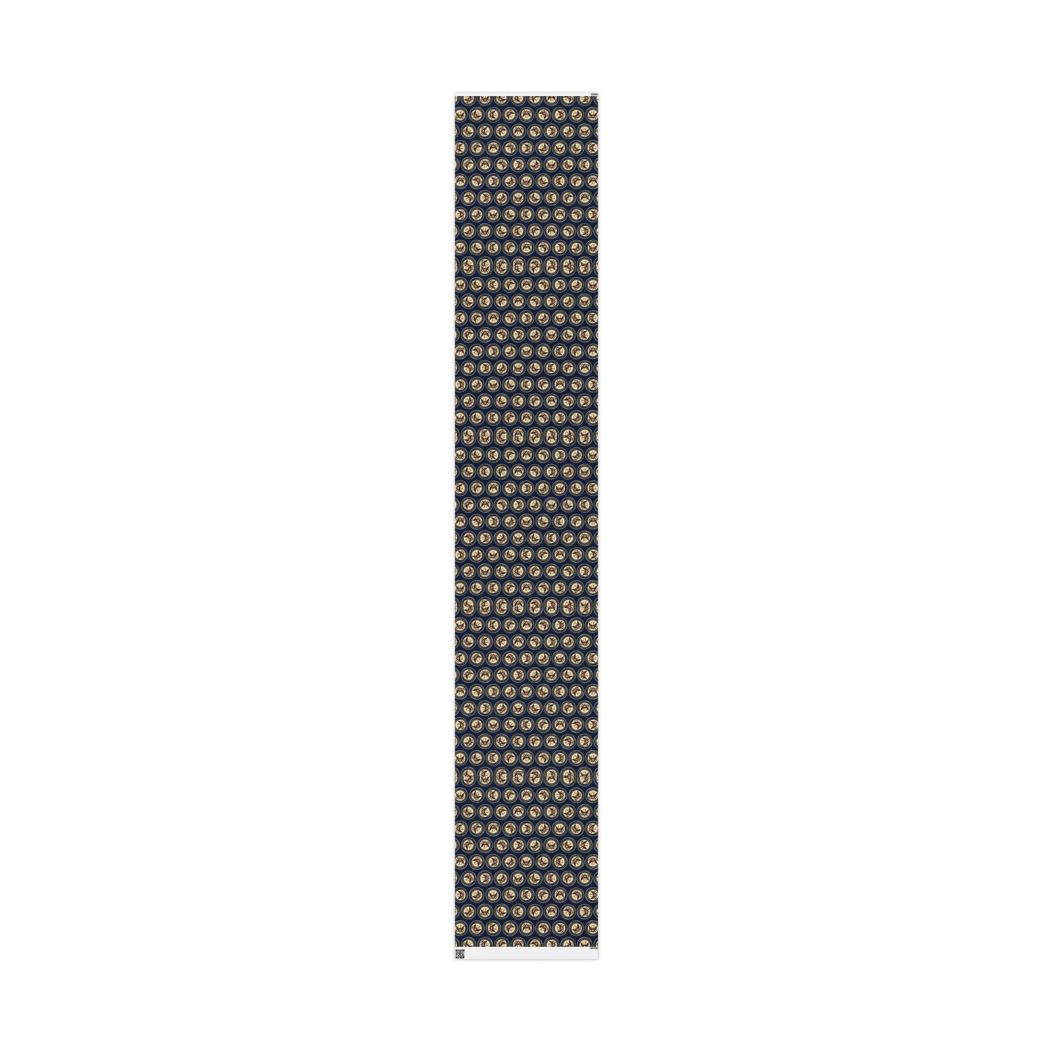 Aging Excellence – Faux Seal Birthday Wrapping Paper