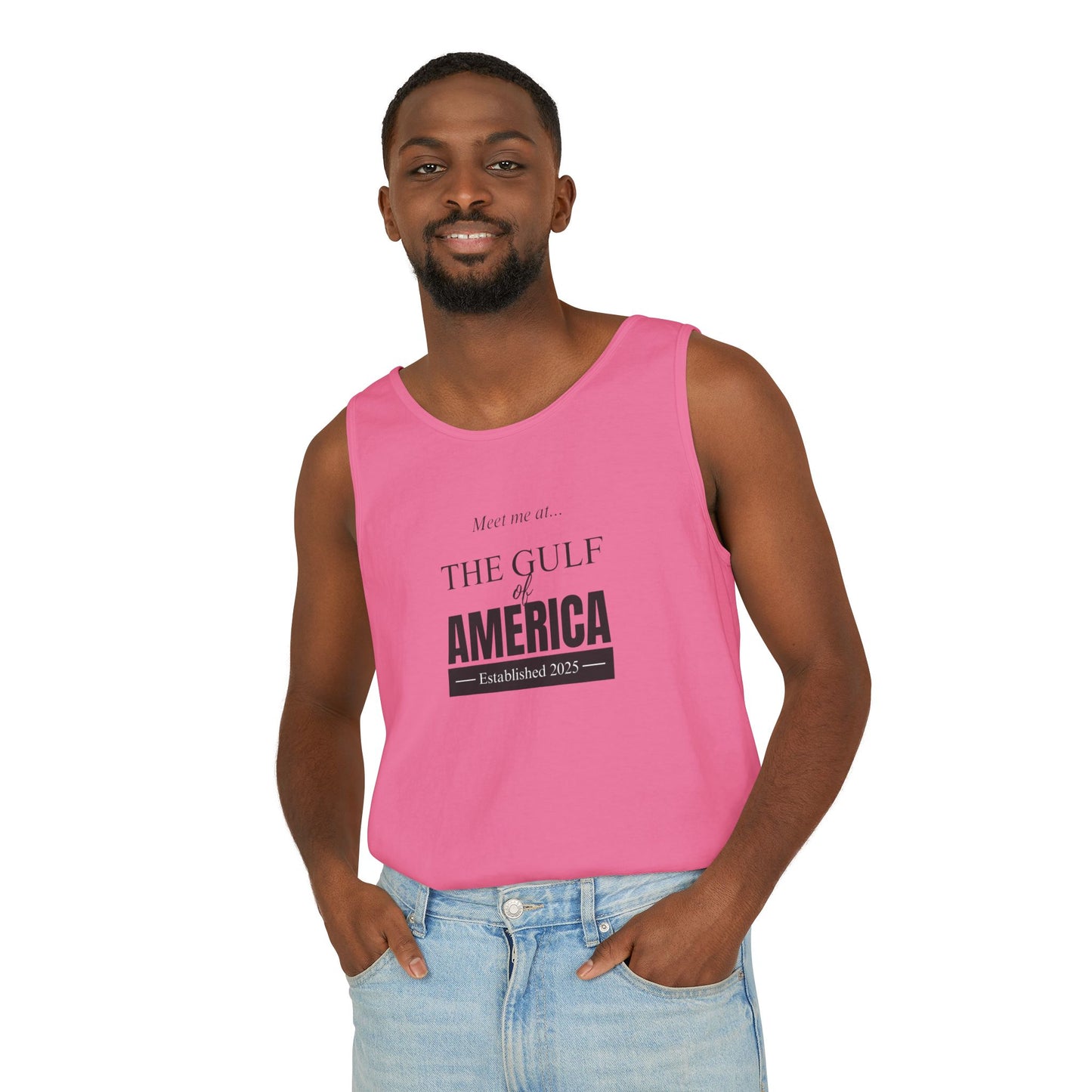 Gulf of America Unisex Garment-Dyed Tank Top
