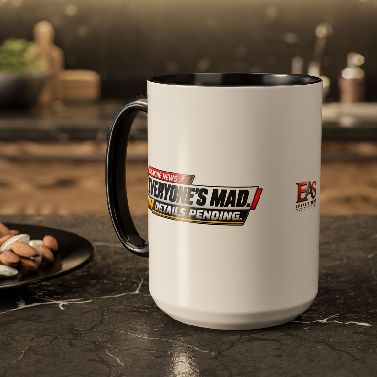 Everyone’s Mad. Details Pending. Breaking News Coffee Mug (11oz & 15oz)