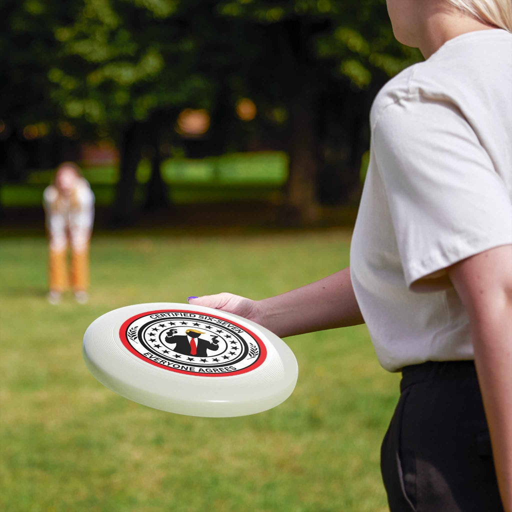 Certified Six-Seven Flying Disc – Political Parody Frisbee
