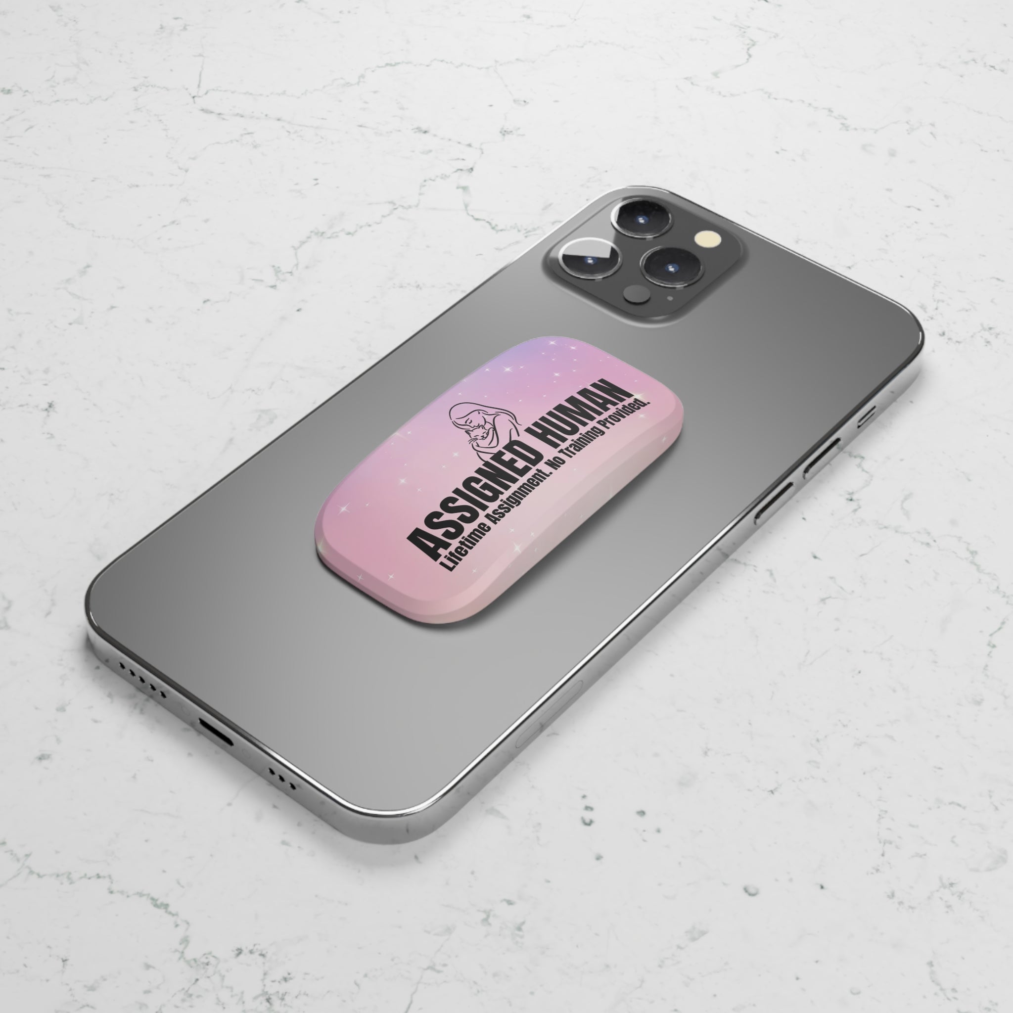 Assigned Human Phone Stand – Lifetime Assignment Phone Grip