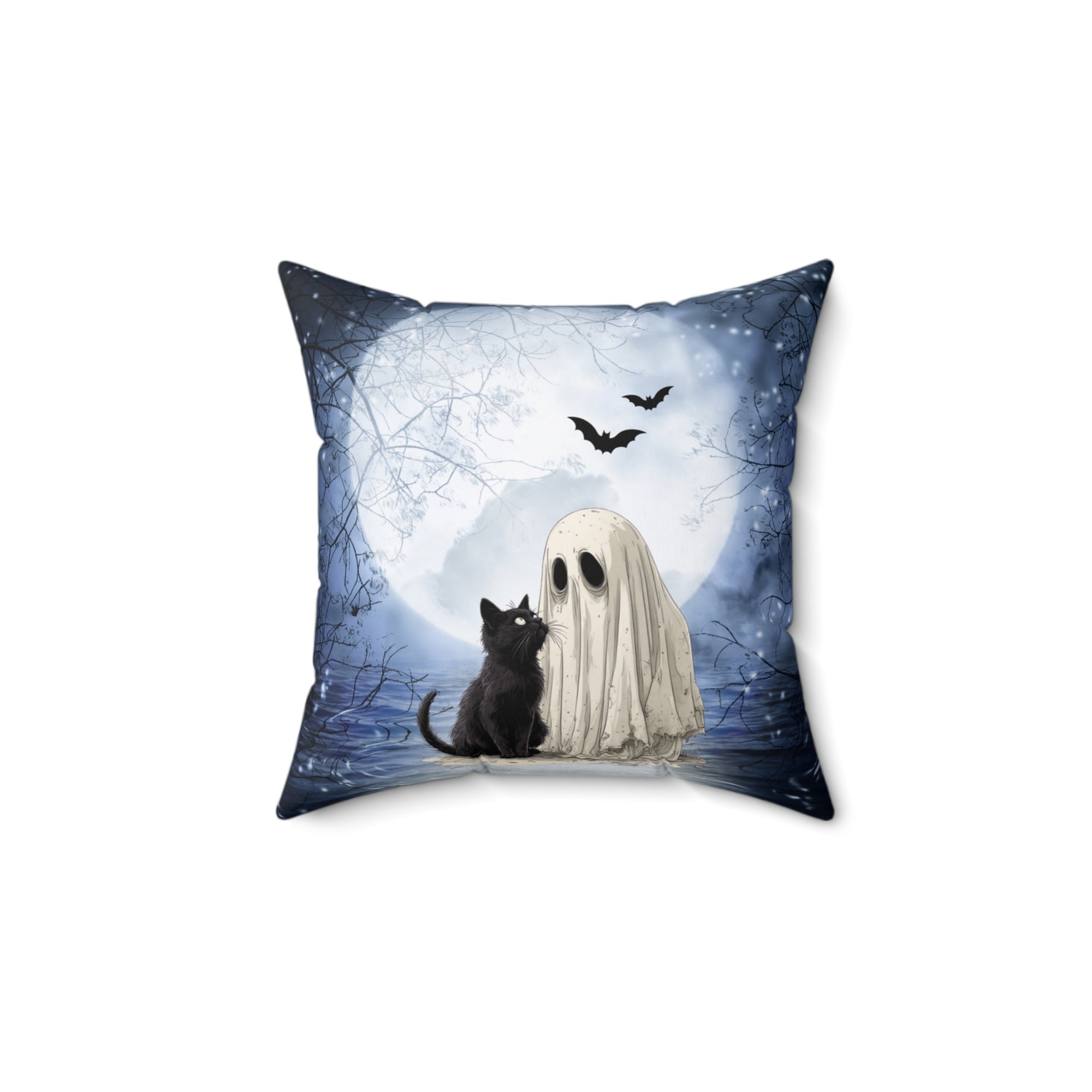 Best Ghostly Friends Decorative Pillow, Home Decor