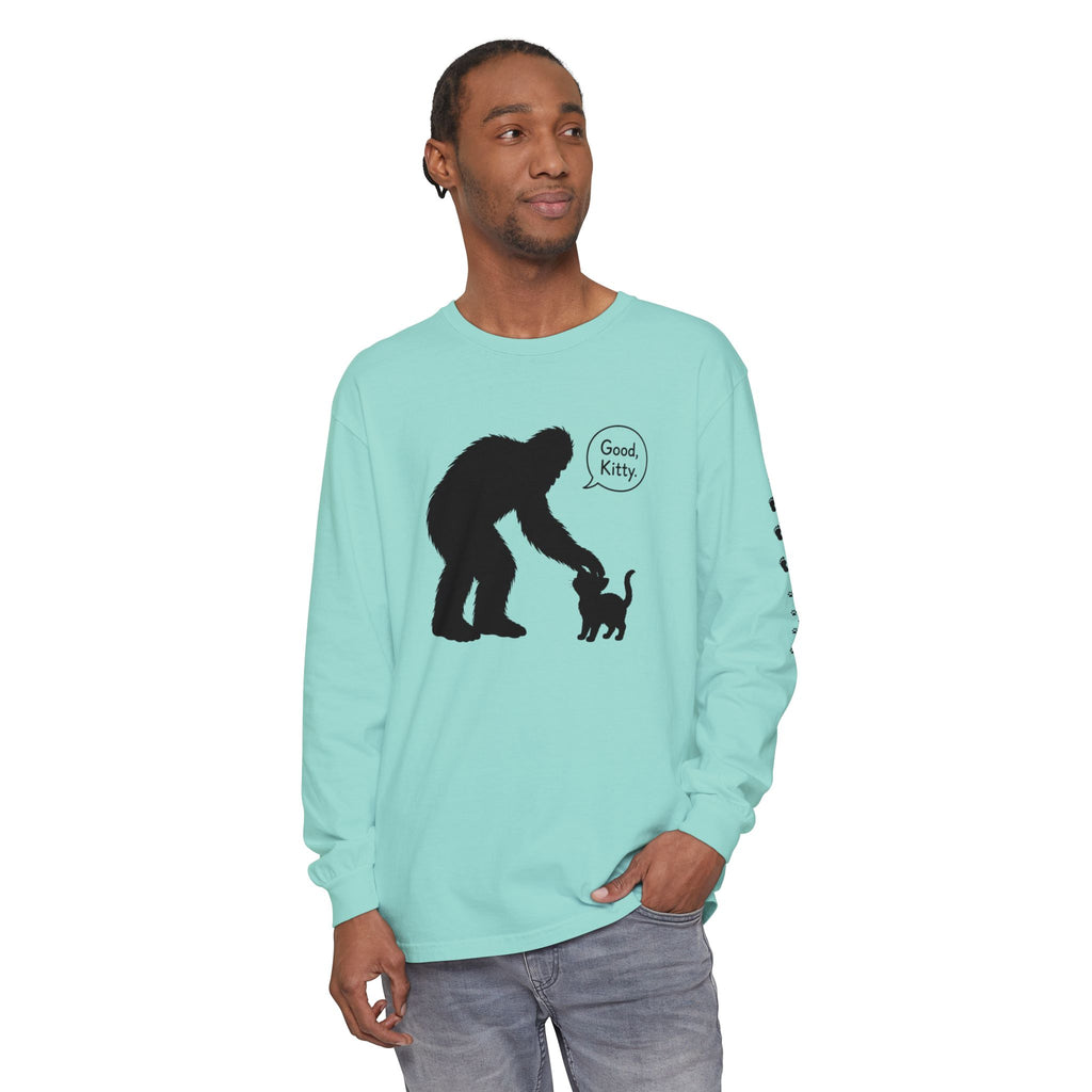 Bigfoot & Kitty “Good, Kitty.” Long Sleeve Shirt