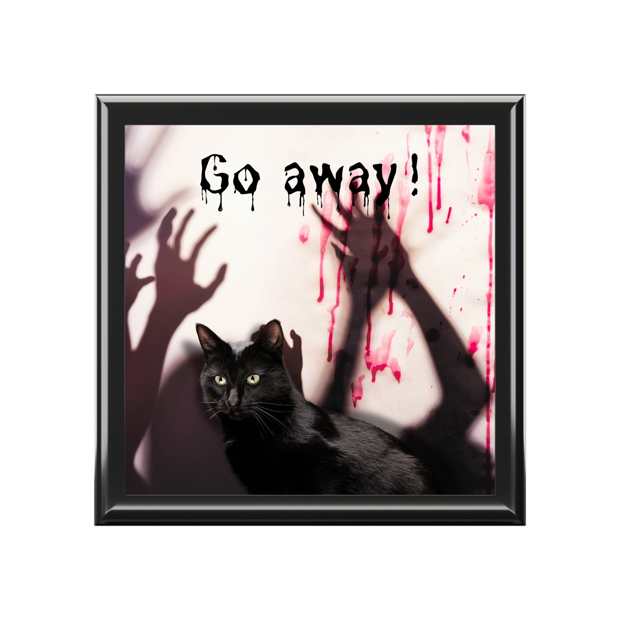 Photo depicting the ​Go Away Jewelry Box from EpiAl's Shop.