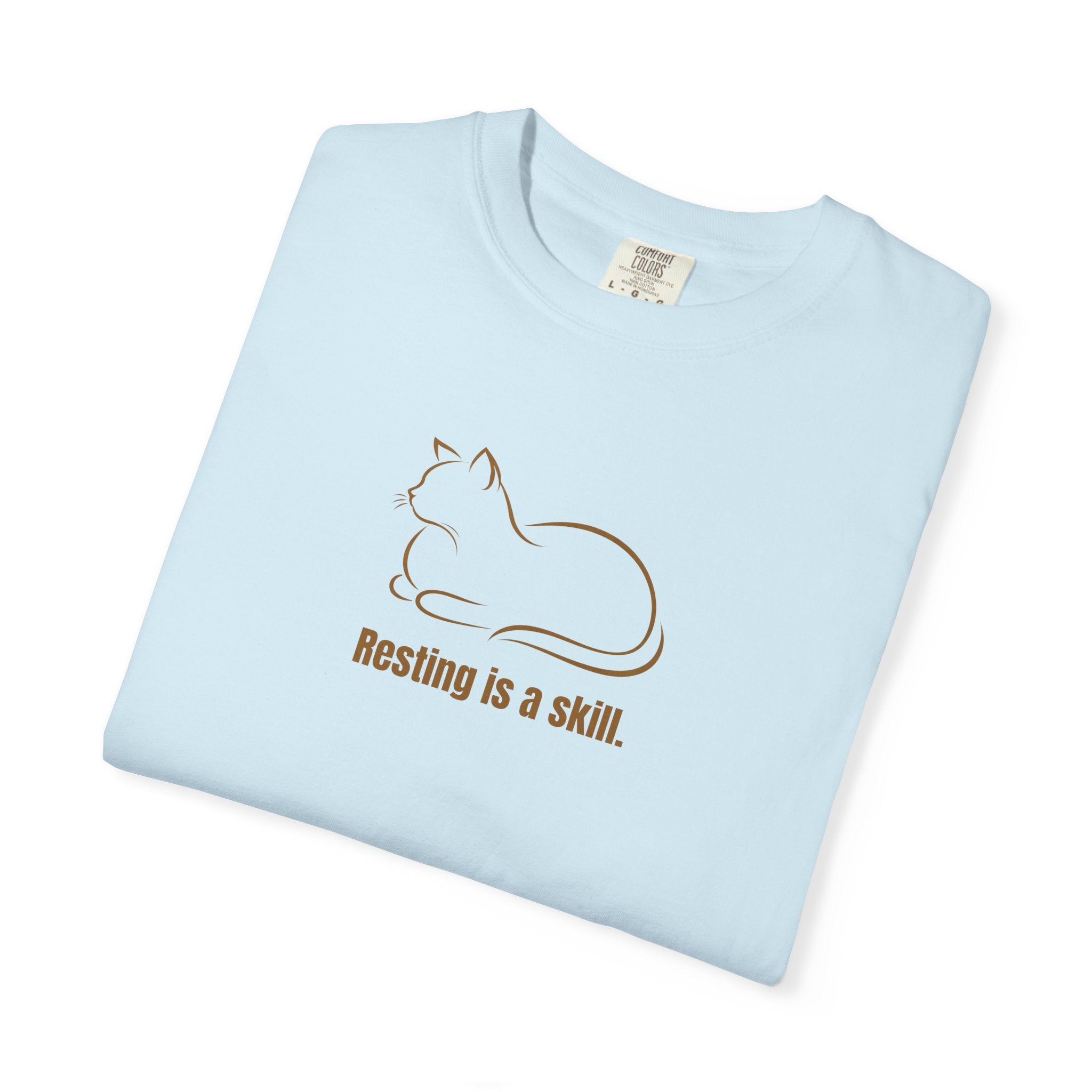Resting Is a Skill Cat T-Shirt