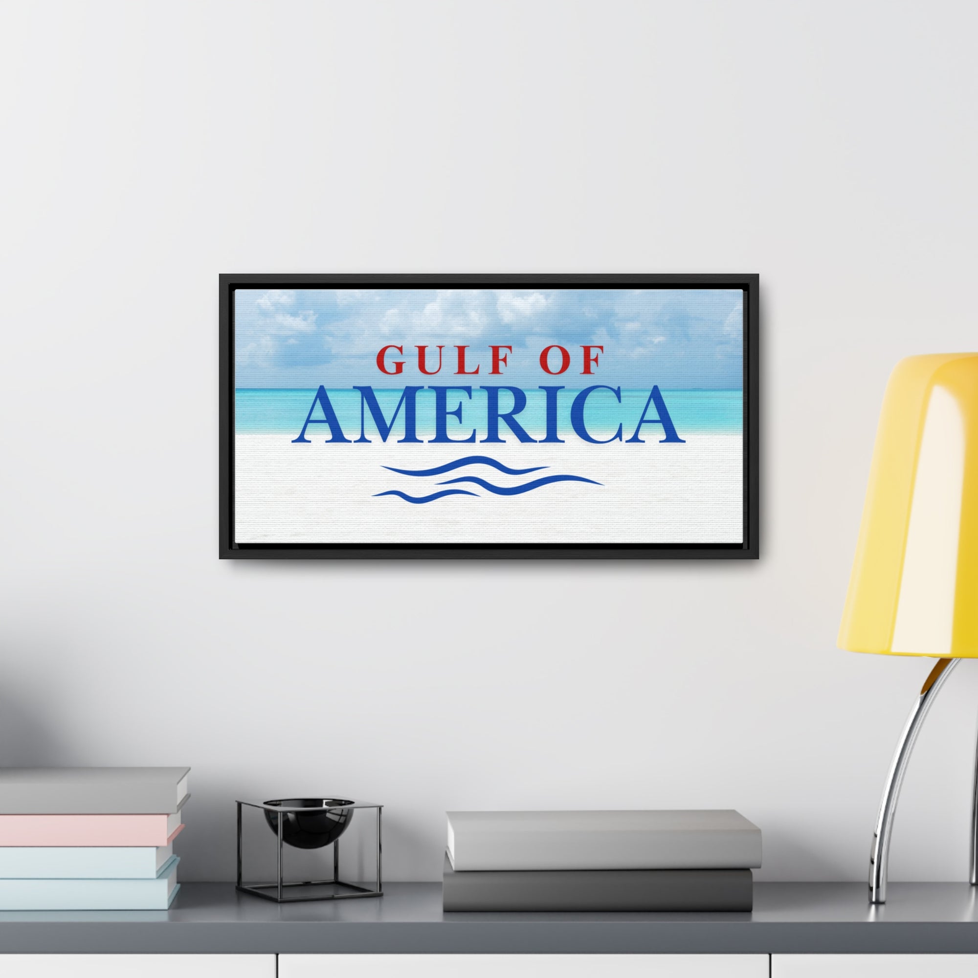 American Gulf Canvas Wrap - Coastal Wall Art for Beach Lovers
