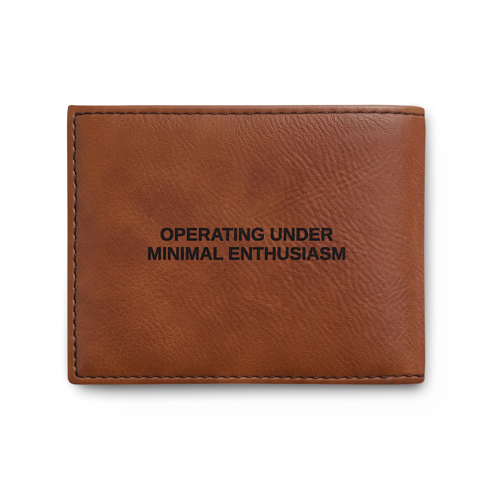 Department of Daily Obligations RFID Wallet | Operating Under Minimal Enthusiasm Bifold Wallet