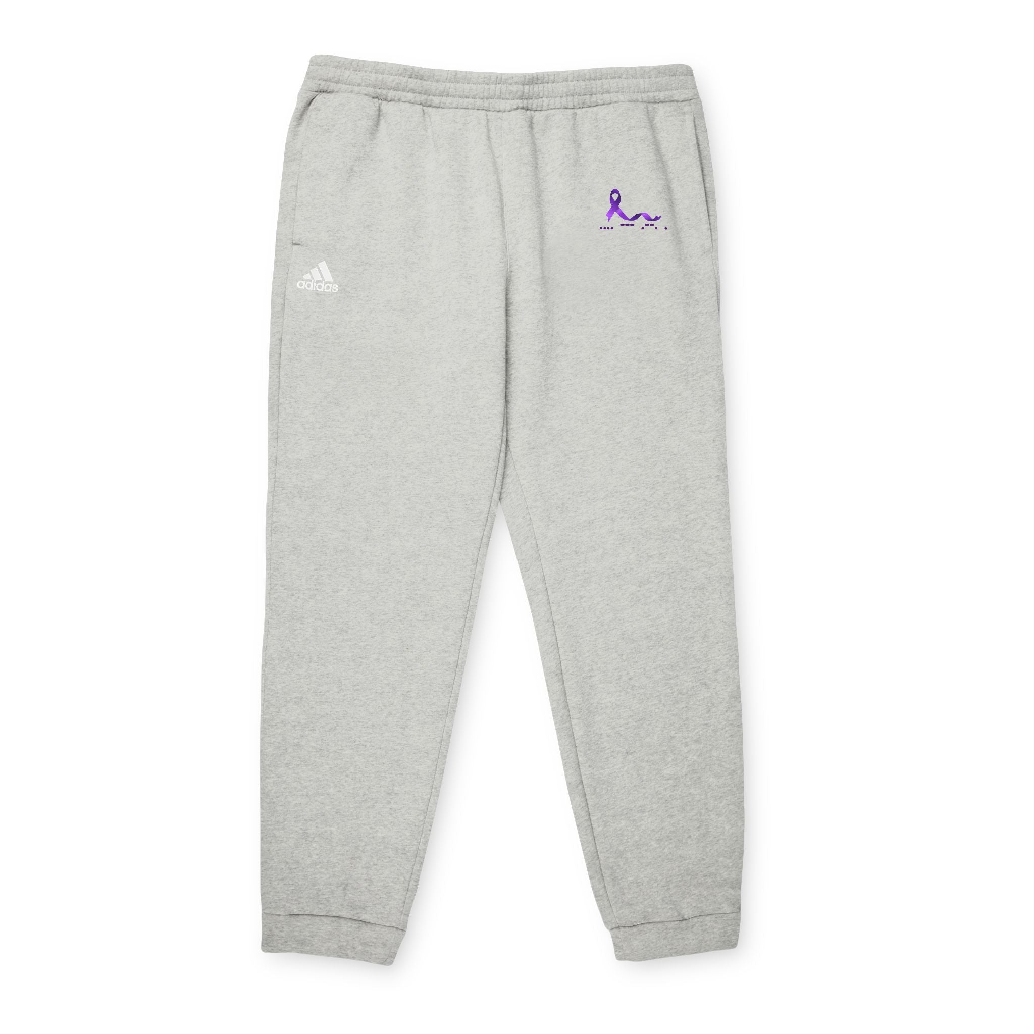 Epilepsy Awareness “HOPE” Morse Code Men’s Joggers – Purple Ribbon
