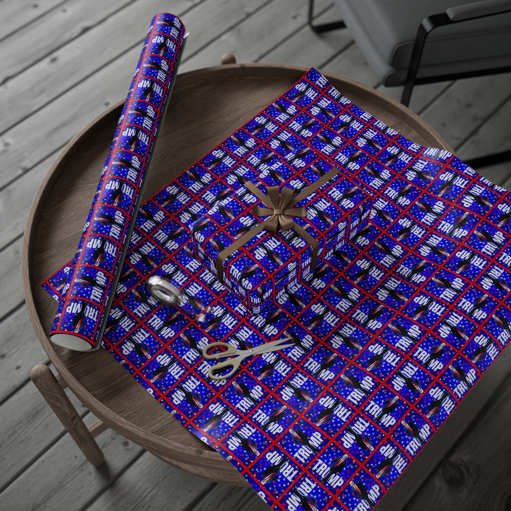 All Occasion Trump Themed Wrapping Paper