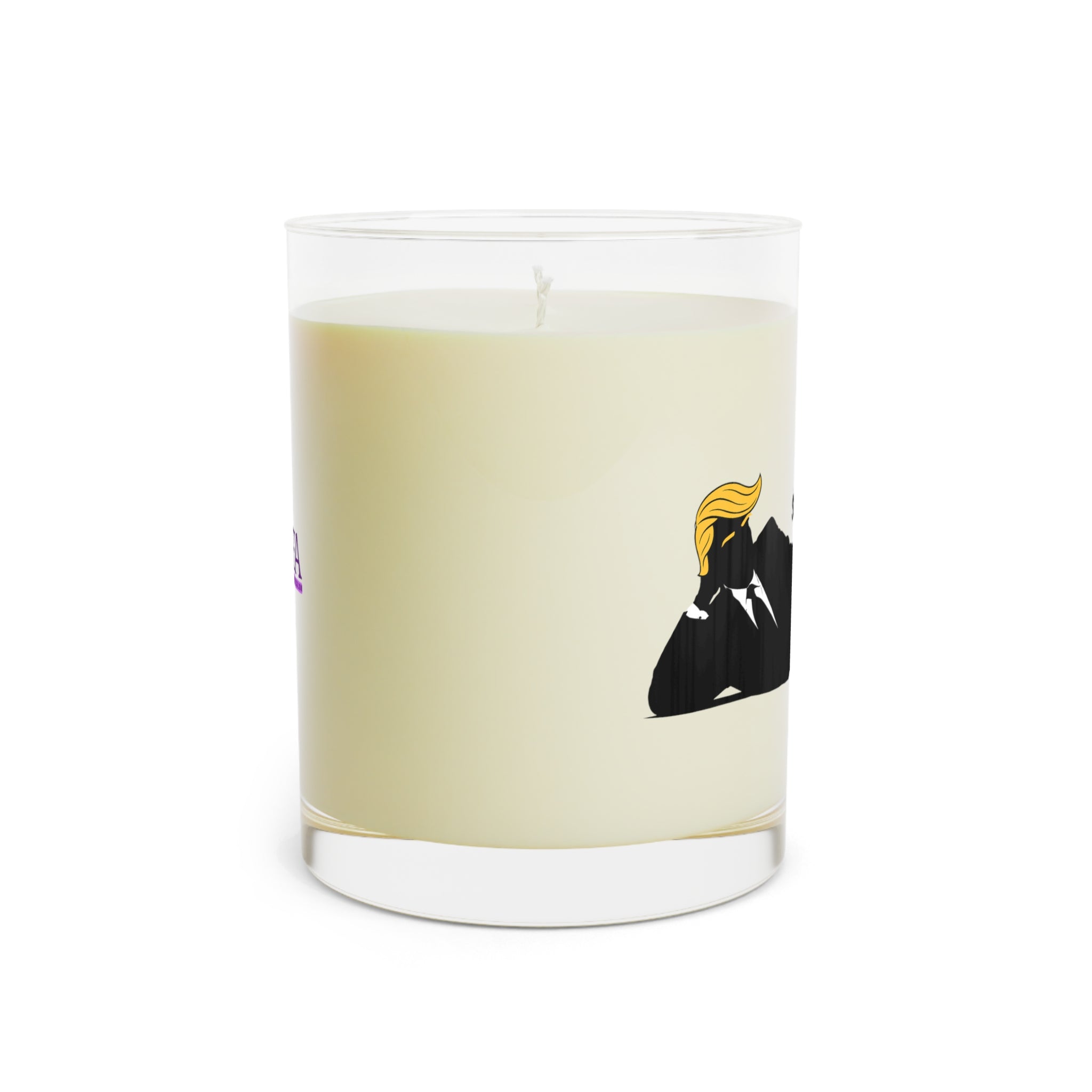 Strike a Match. Stay Awhile. – Political Parody Scented Candle